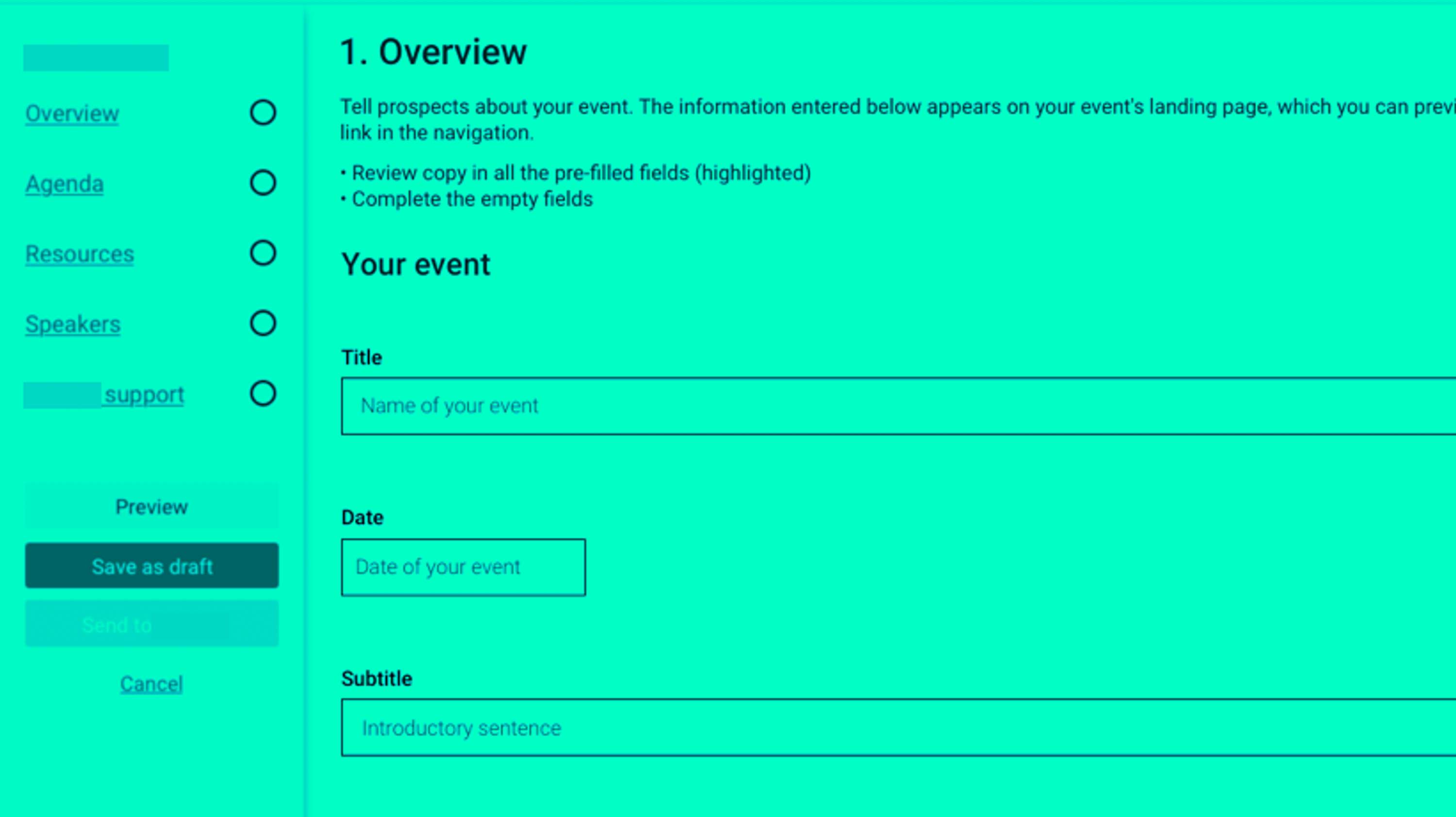 Agile redesign of B2B events platform & workflows by The Digital Brand Studio Ltd
