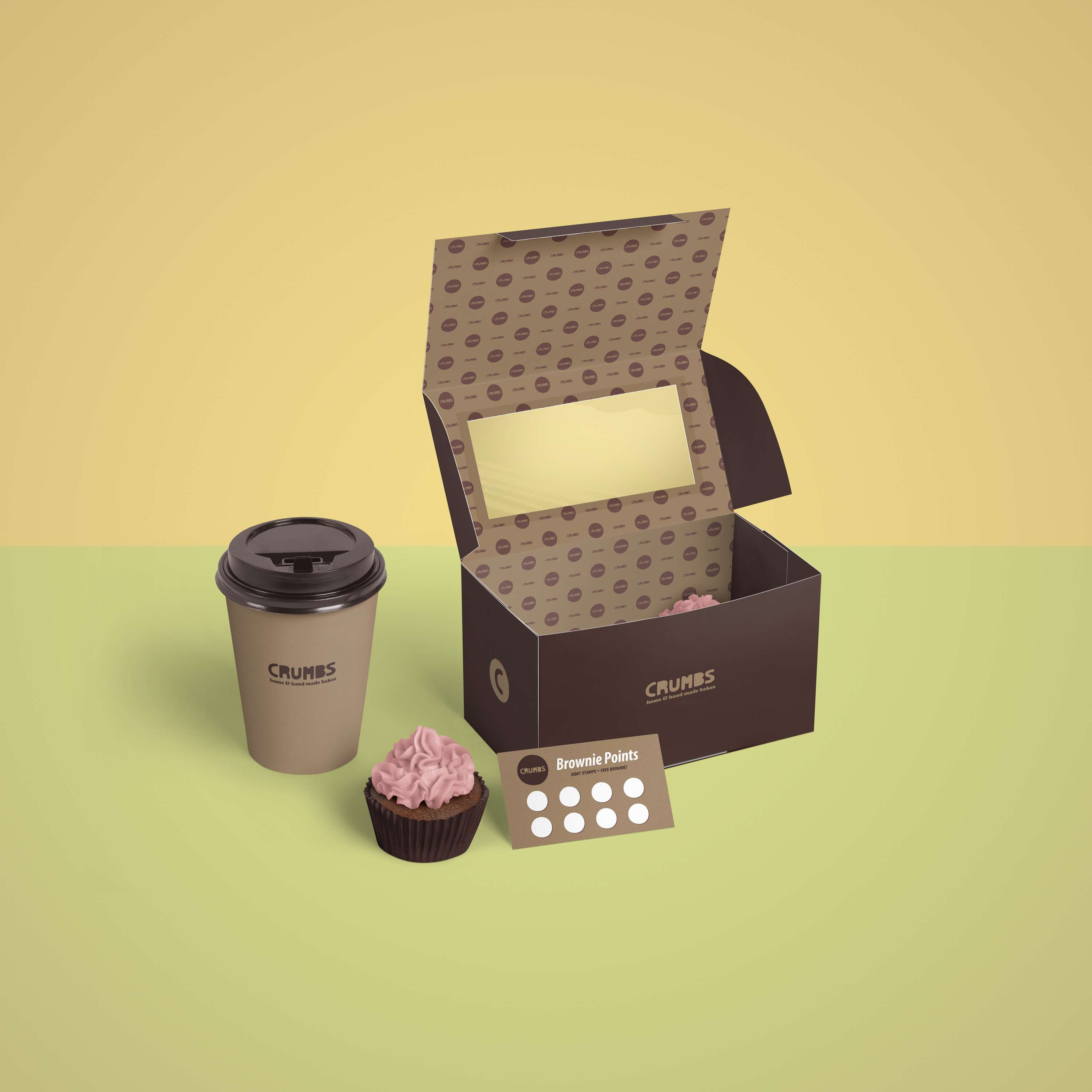 Crumbs branding concepts by Simon Whittaker