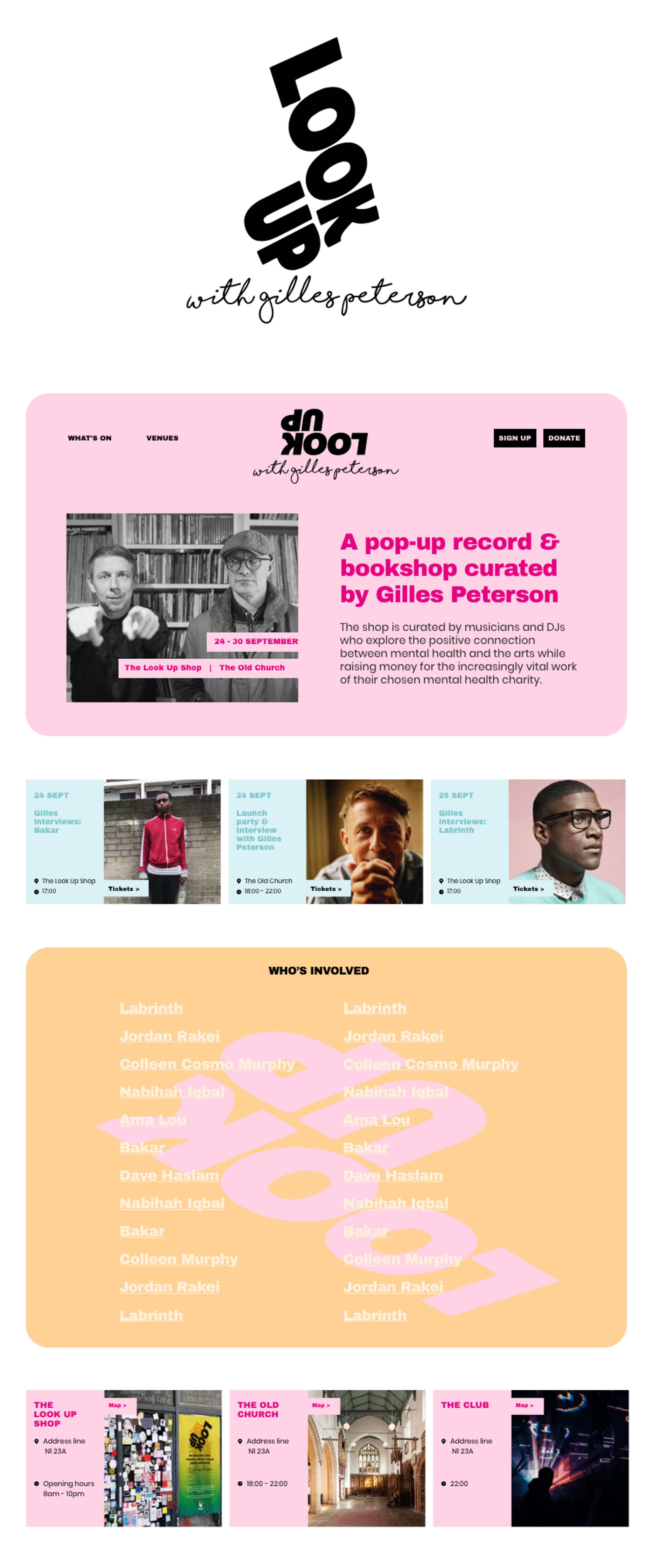 Look Up – Pop-up Fundraiser Web Design & Development by Traffic Digital