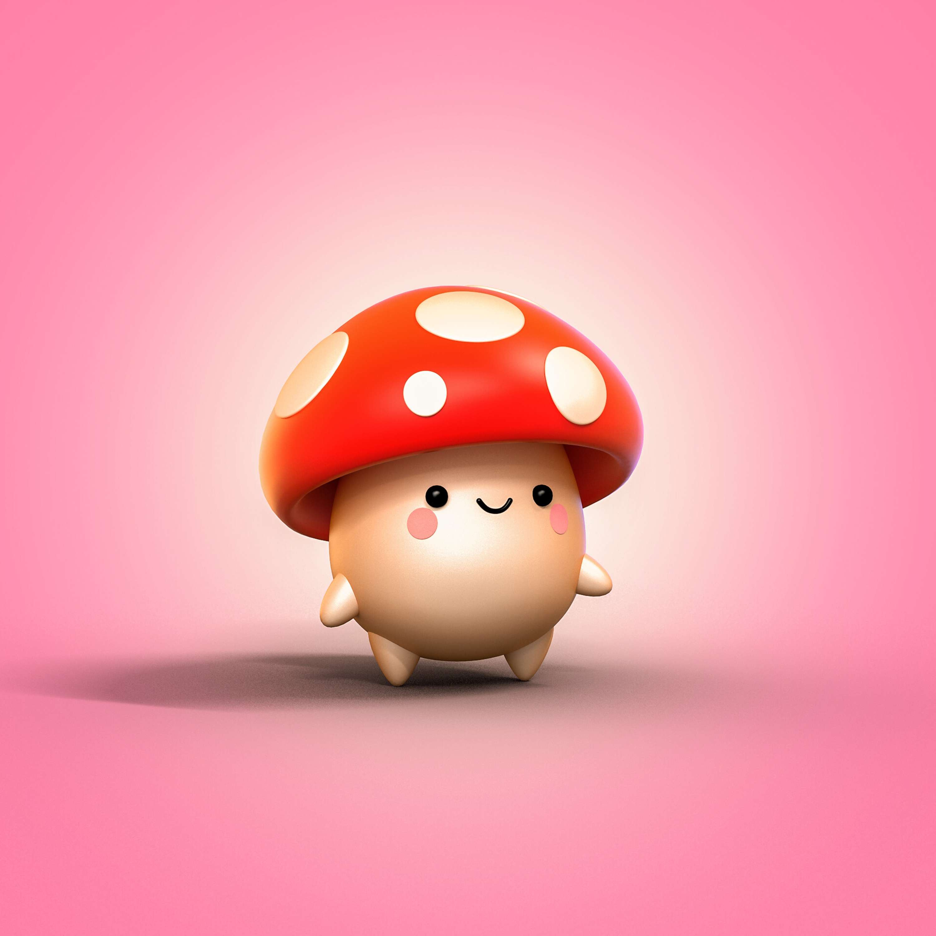 Cartoon Character Mushroom | The Dots Cartoon Character Mushroom | The Dots
