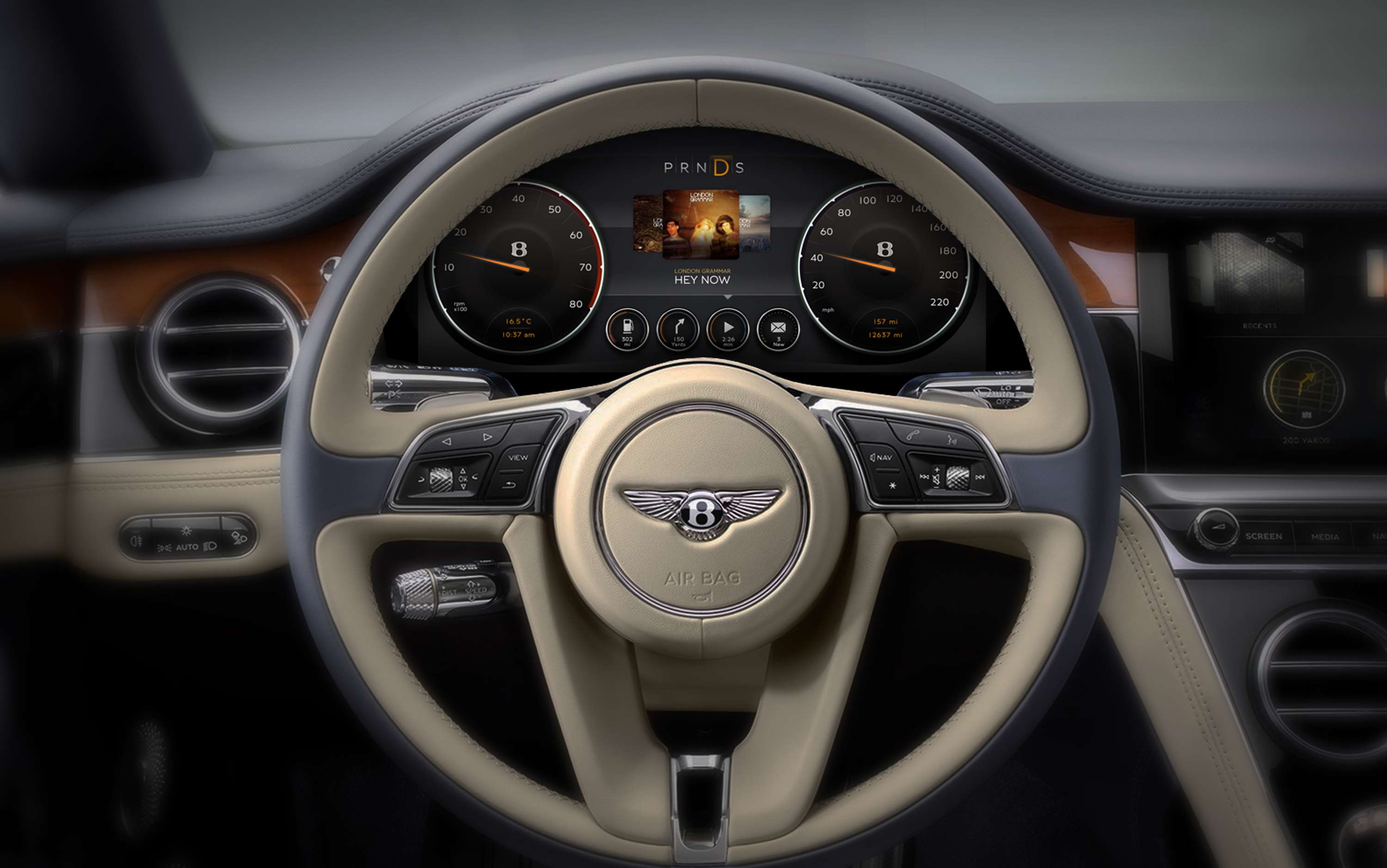 Bentley Continental GT : HMI Design by Thomas Moeller
