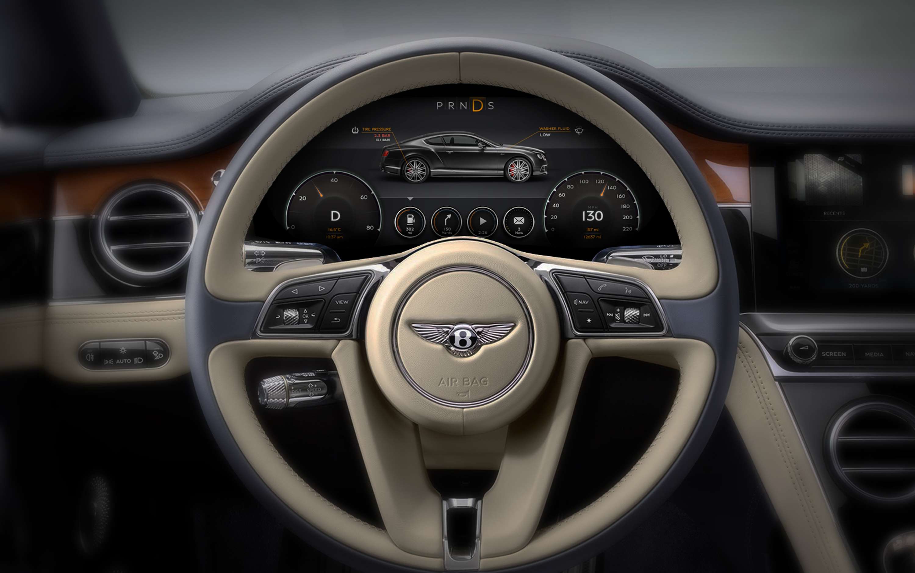 Bentley Continental GT : HMI Design by Thomas Moeller