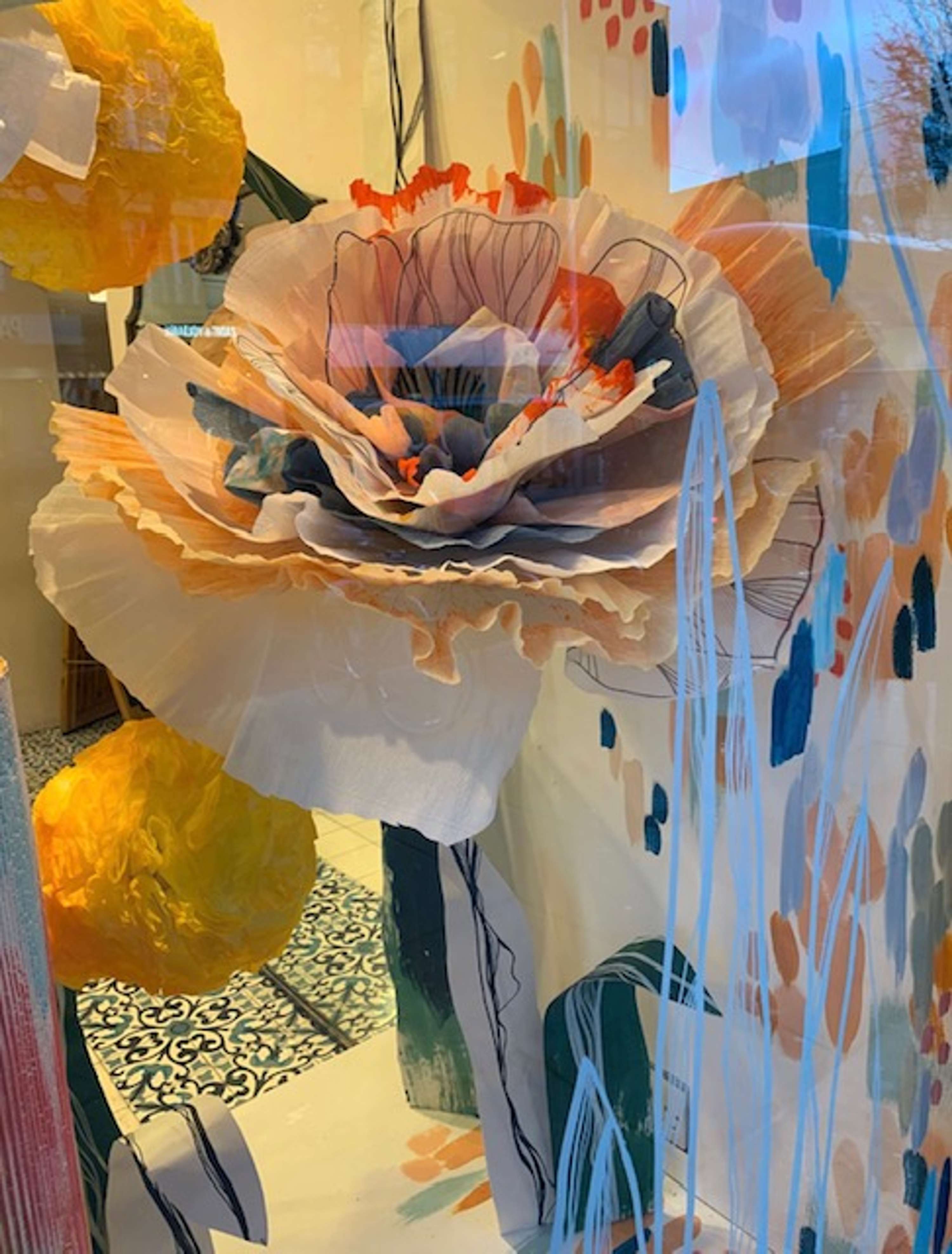 Anthropologie Blooming Window, Spring window 2020 by Megan Johnson