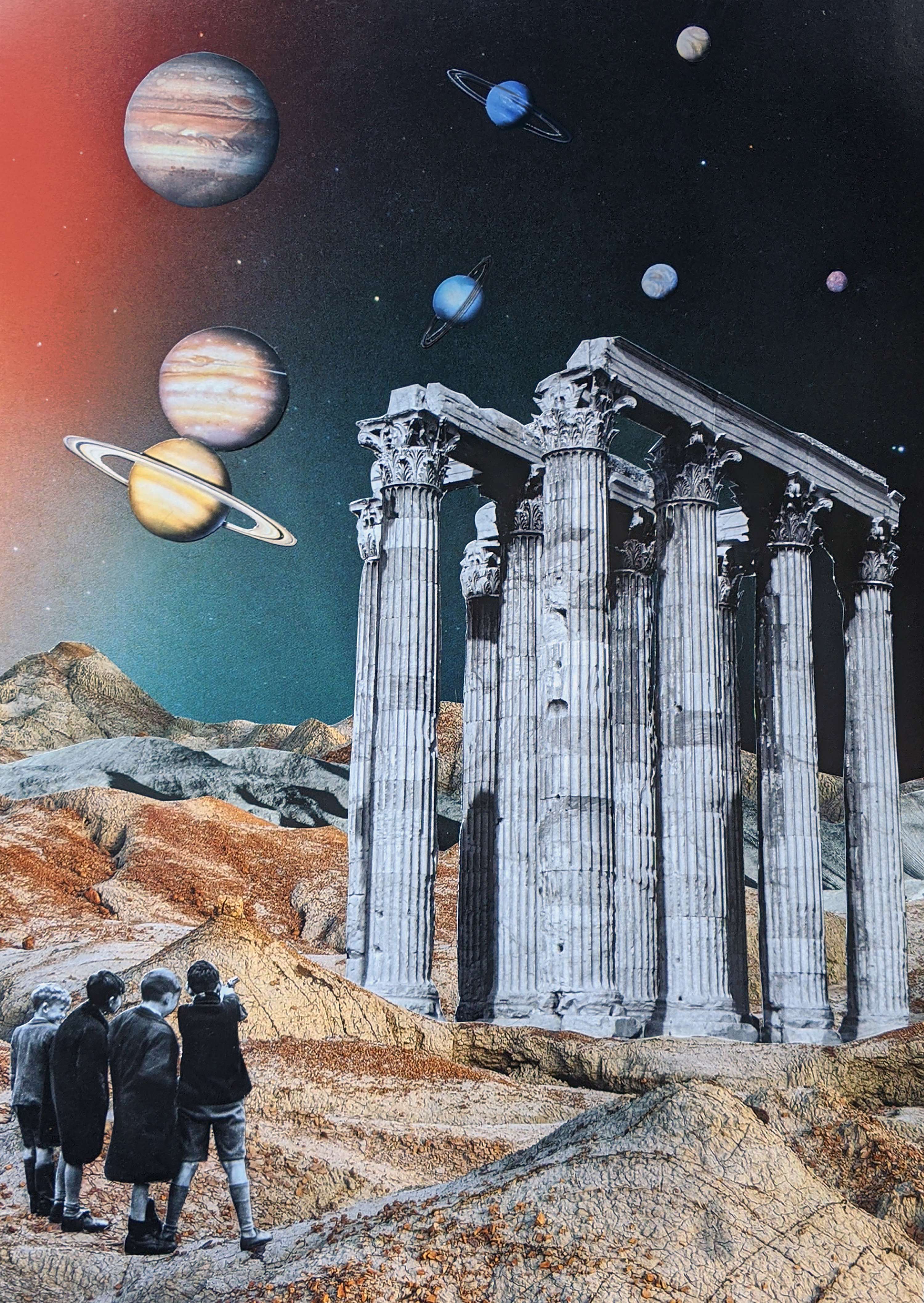 Collages by Vanessa Mosquera Cabanas
