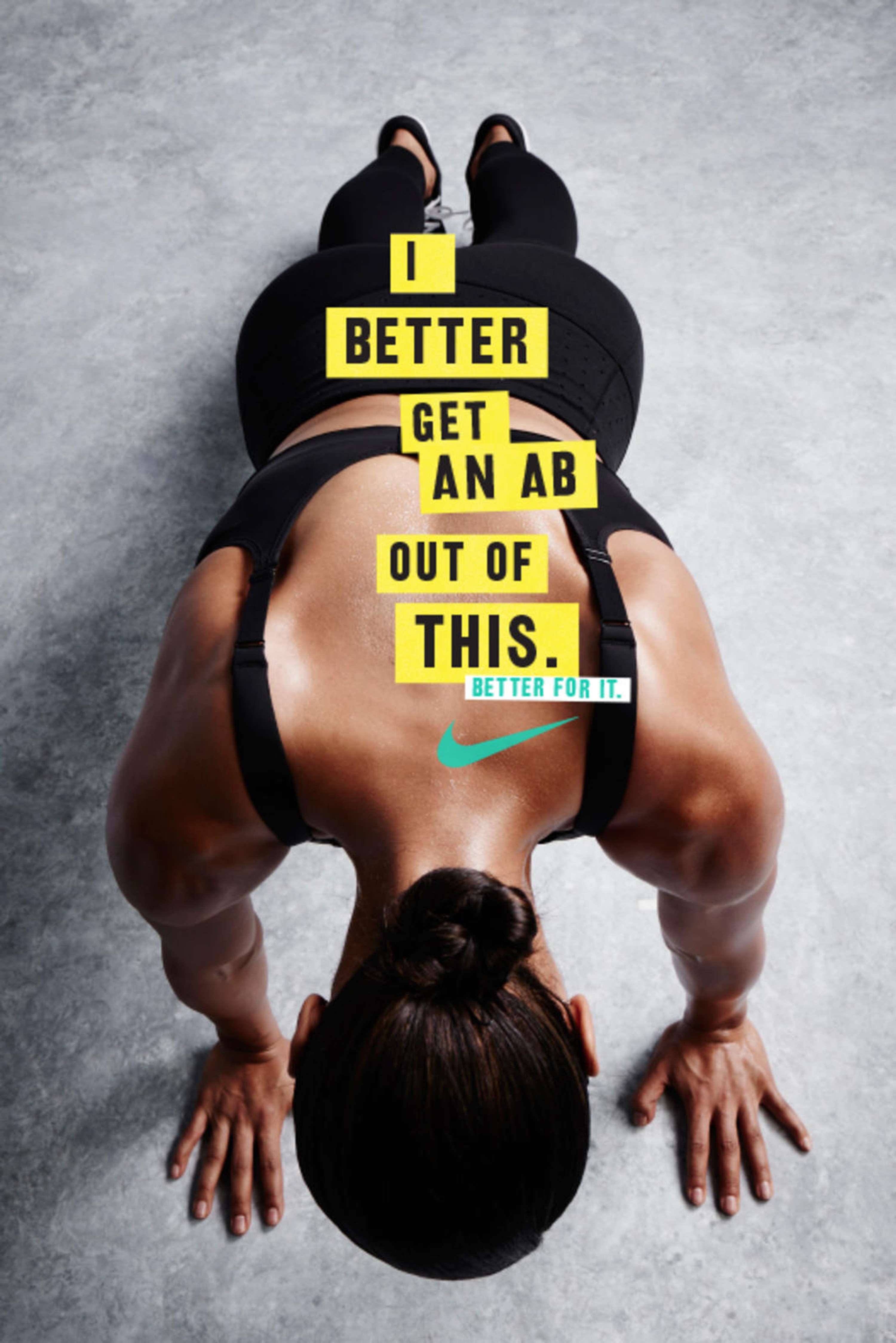 Nike Better For It Campaign by Audrey Soto