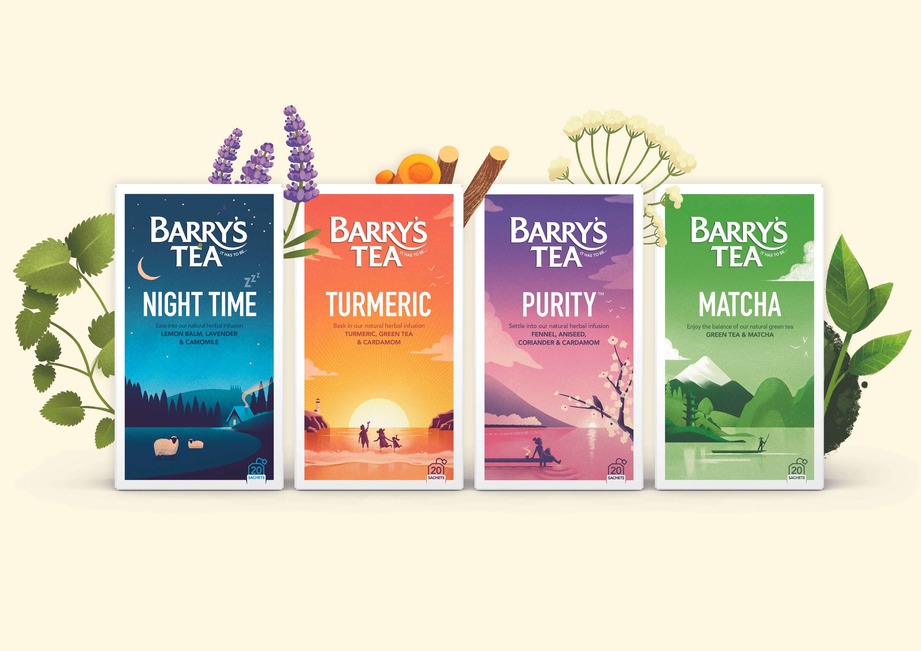 Barry's Tea Infusions range by Joshua Callaghan