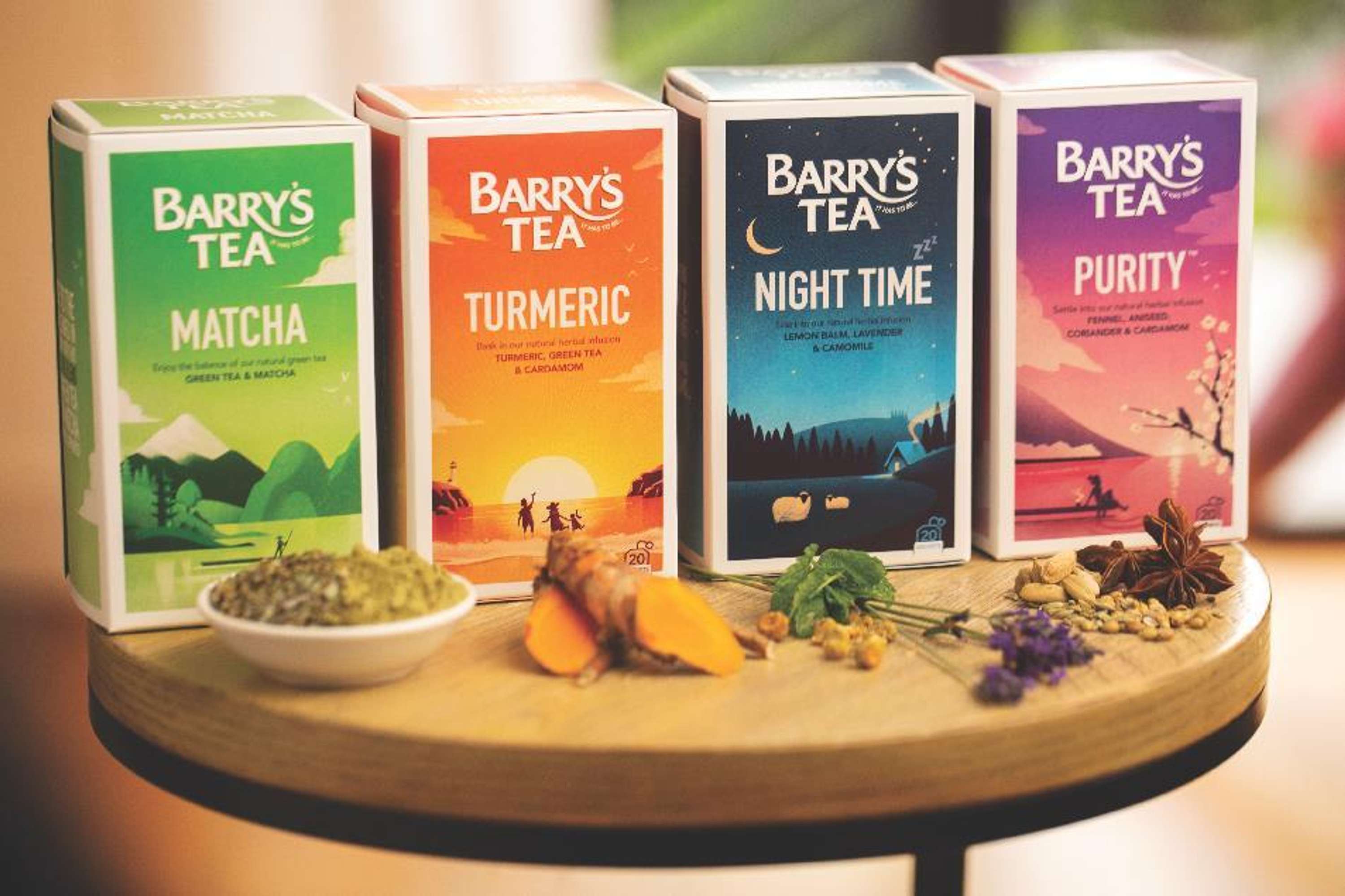 Barry's Tea Infusions range by Joshua Callaghan