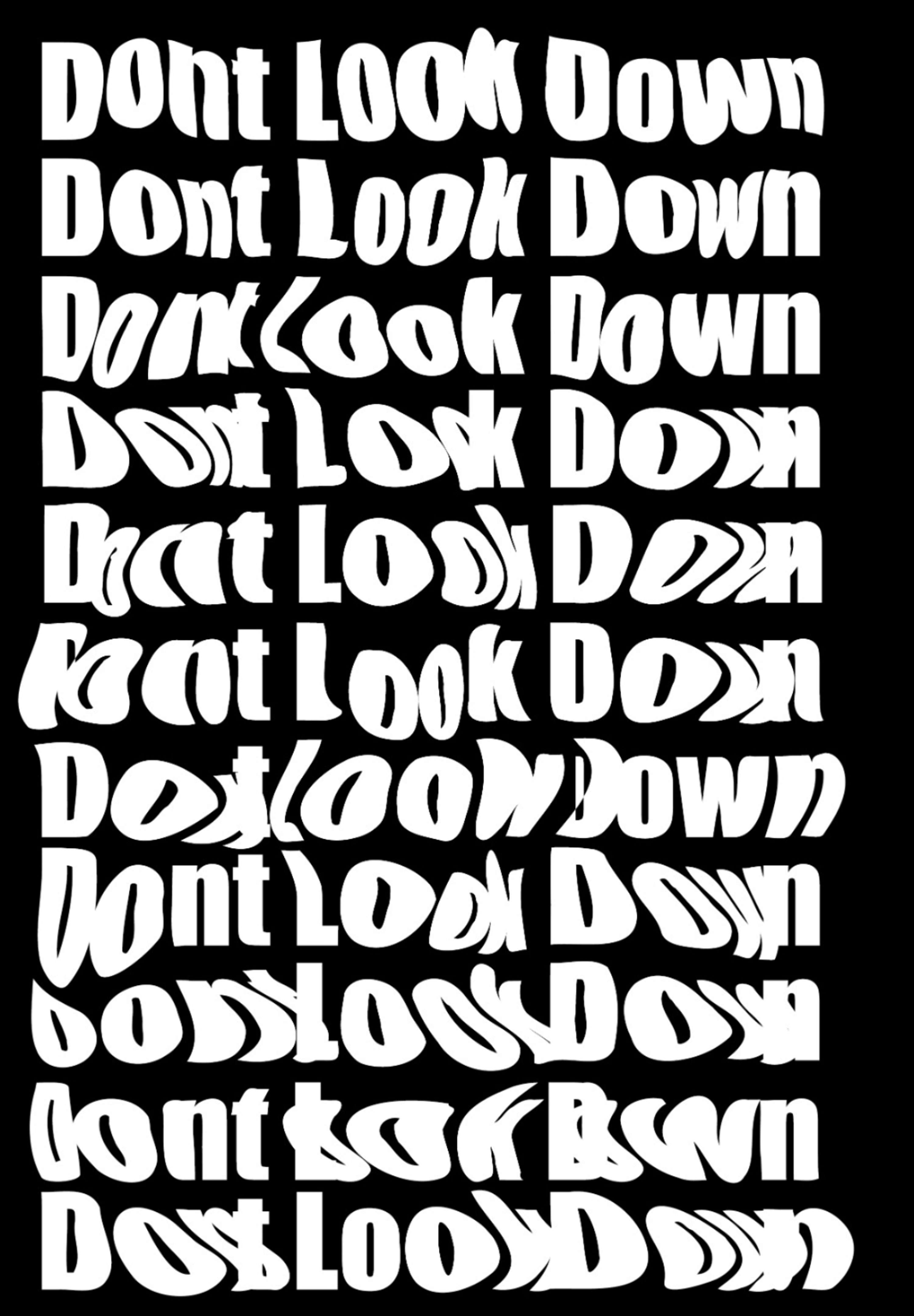 Don't look down by Aly Thorburn