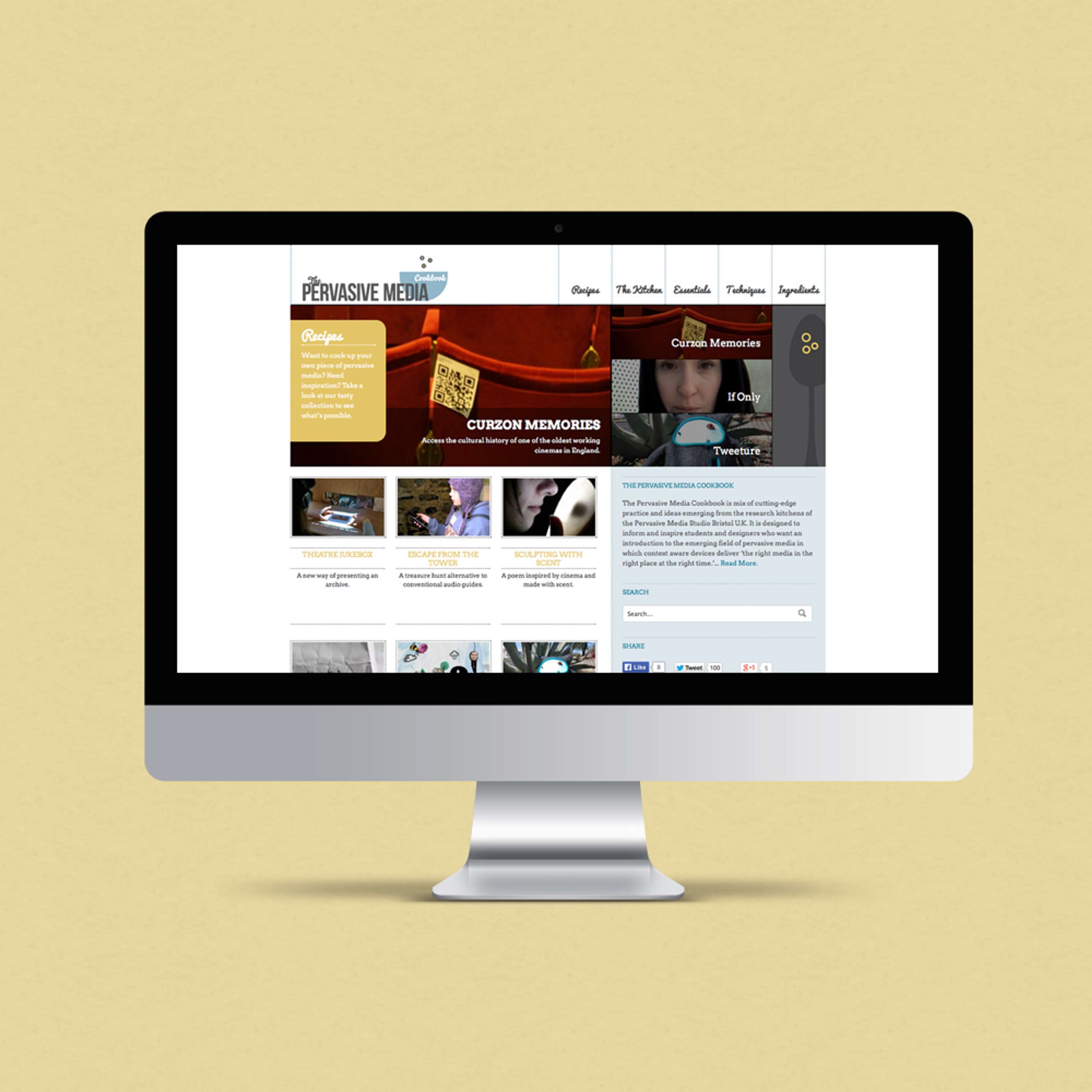 The Pervasive Media Cookbook by Sam Barber