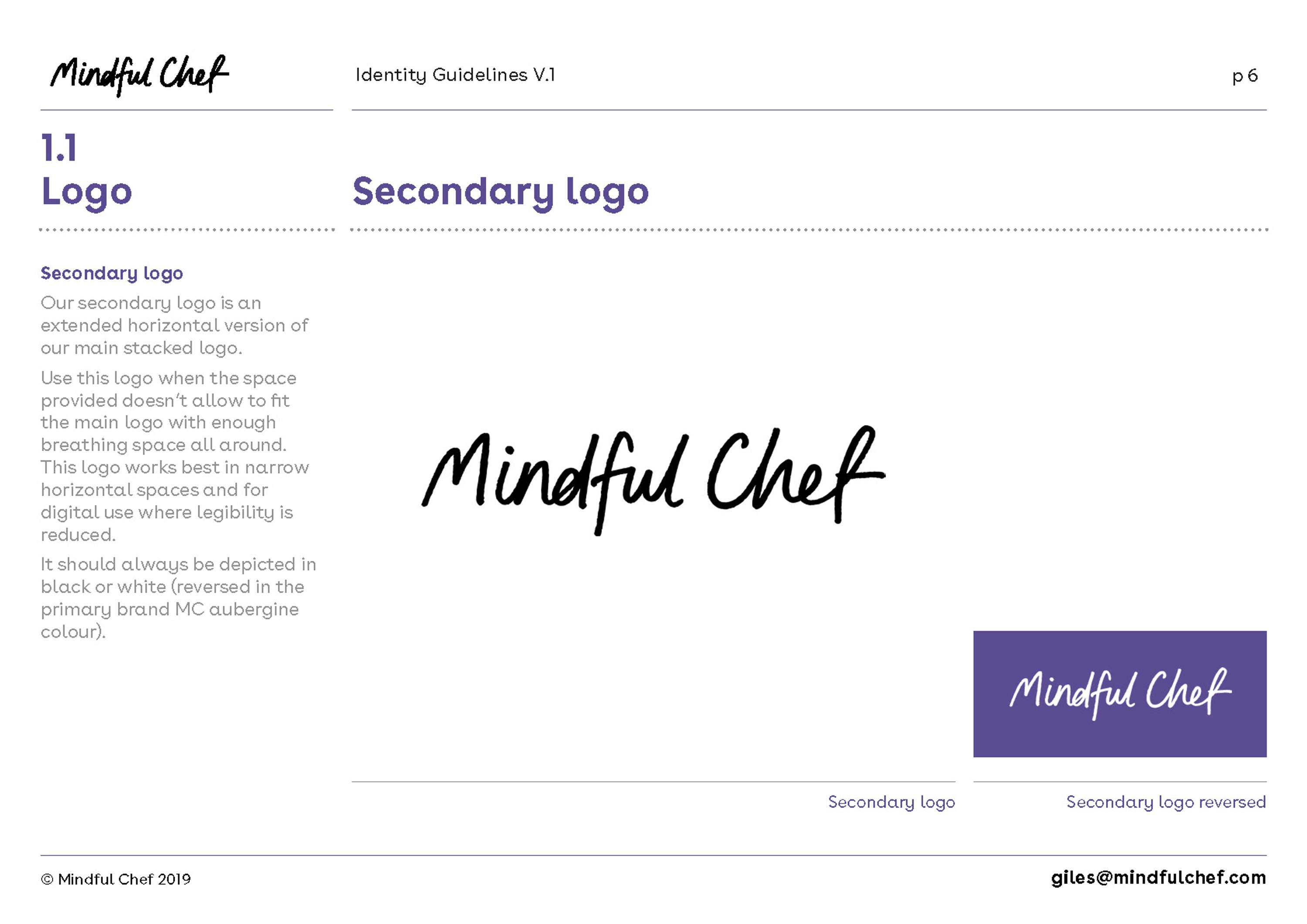 Mindful Chef - Brand Guidelines by Ana Rojas