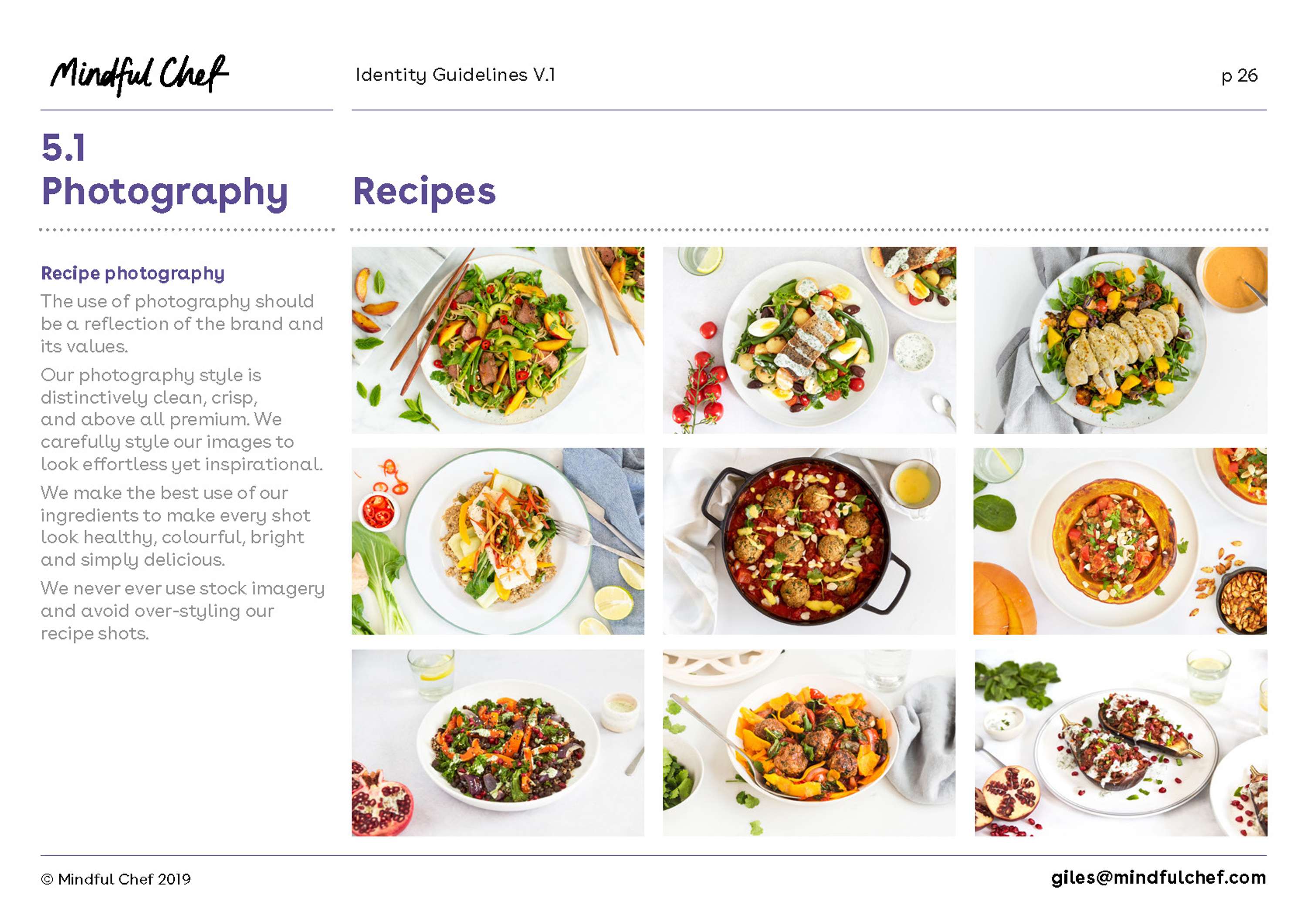 Mindful Chef - Brand Guidelines by Ana Rojas