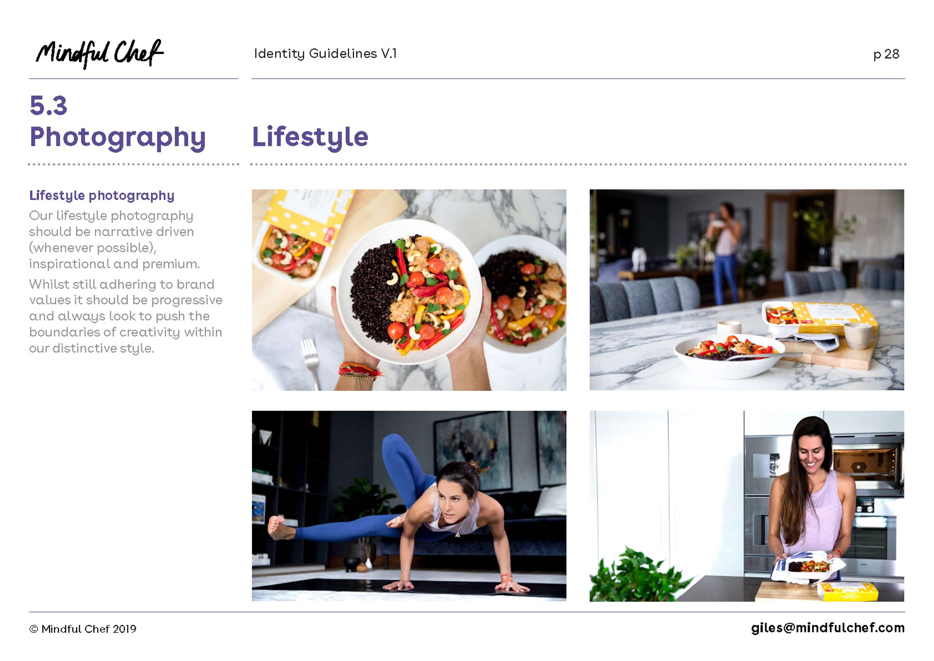 Mindful Chef - Brand Guidelines by Ana Rojas