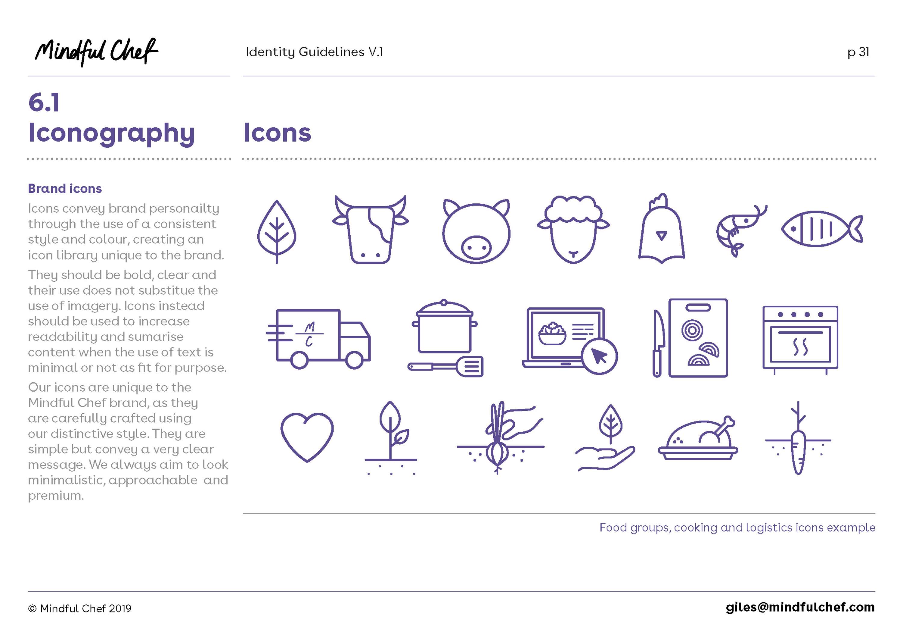 Mindful Chef - Brand Guidelines by Ana Rojas
