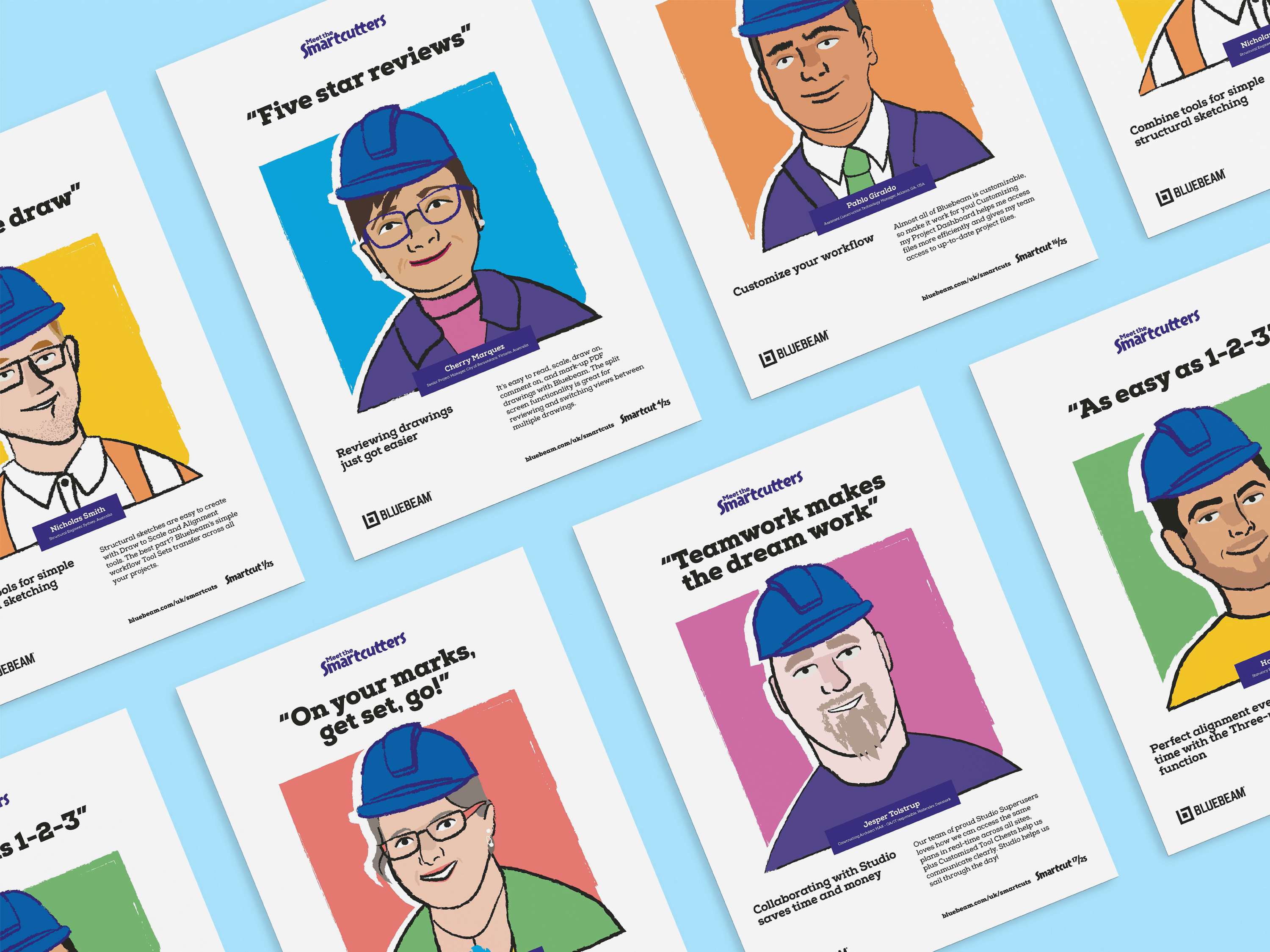 Bluebeam Smartcuts – global campaign by Mike Reed