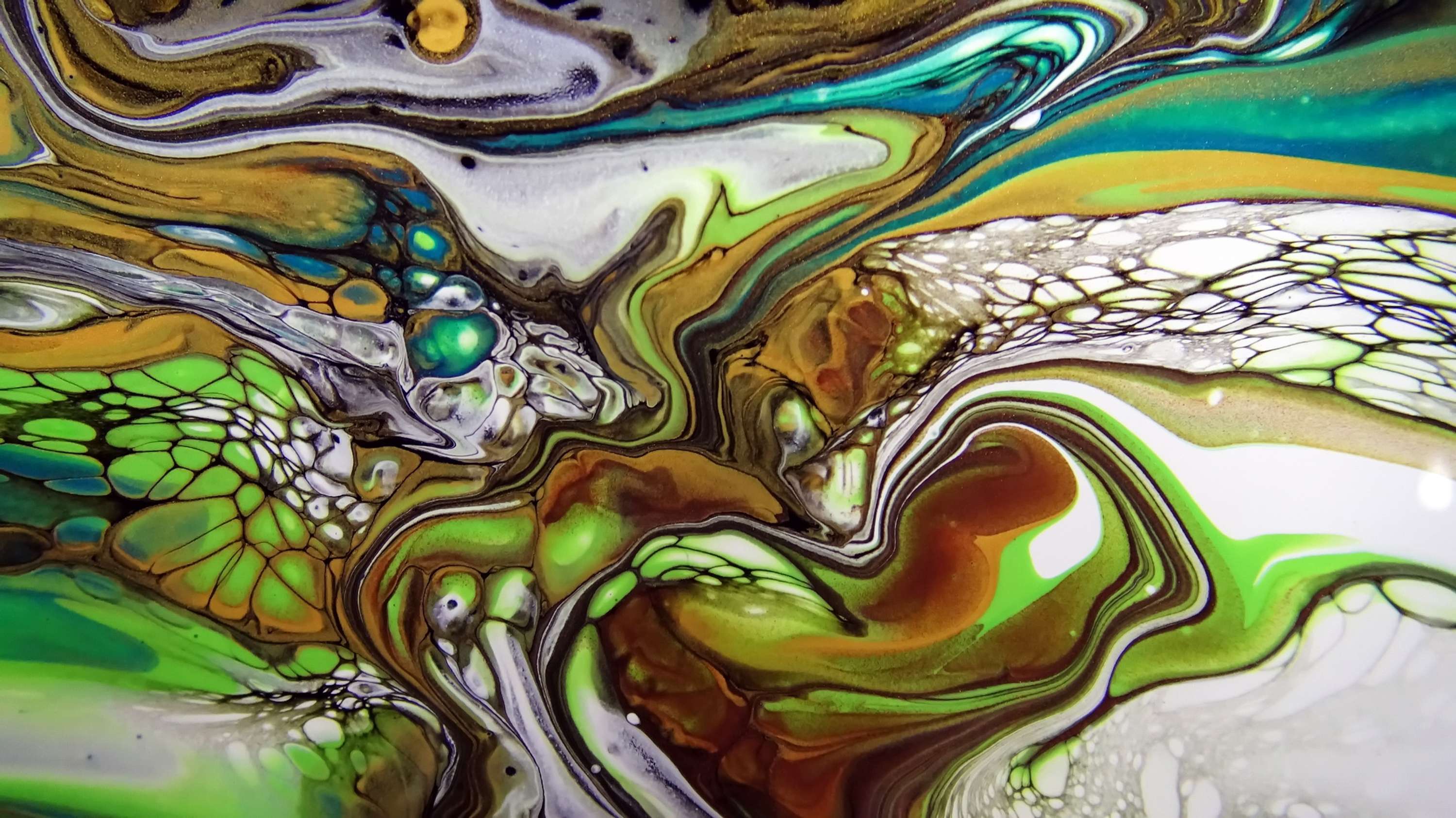 Marble bloom ~ Pouring on plastic cups ~ Decoration ideas ~ Fluid art ~ #StayCreative by Fiona Art