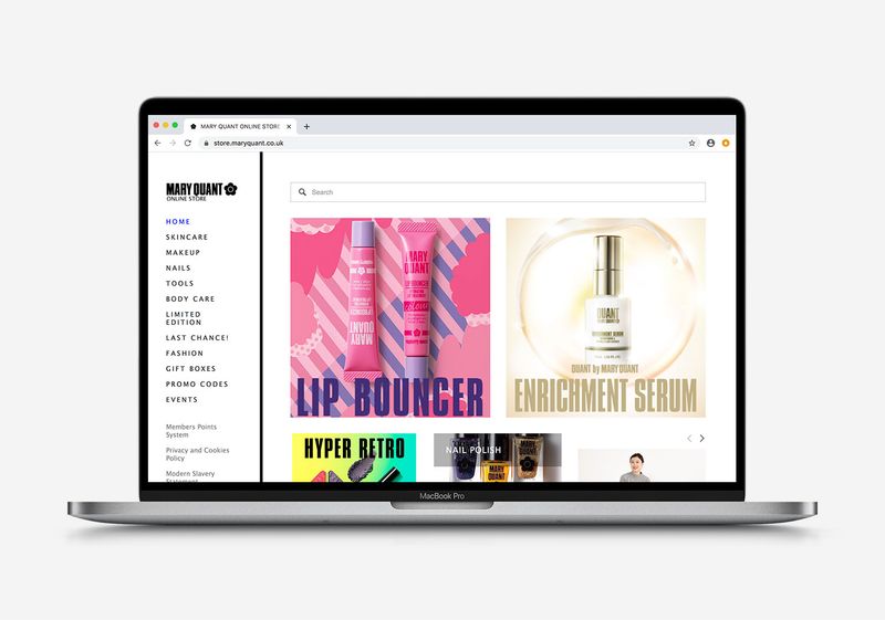 Mary Quant online store by Valeria Romeo