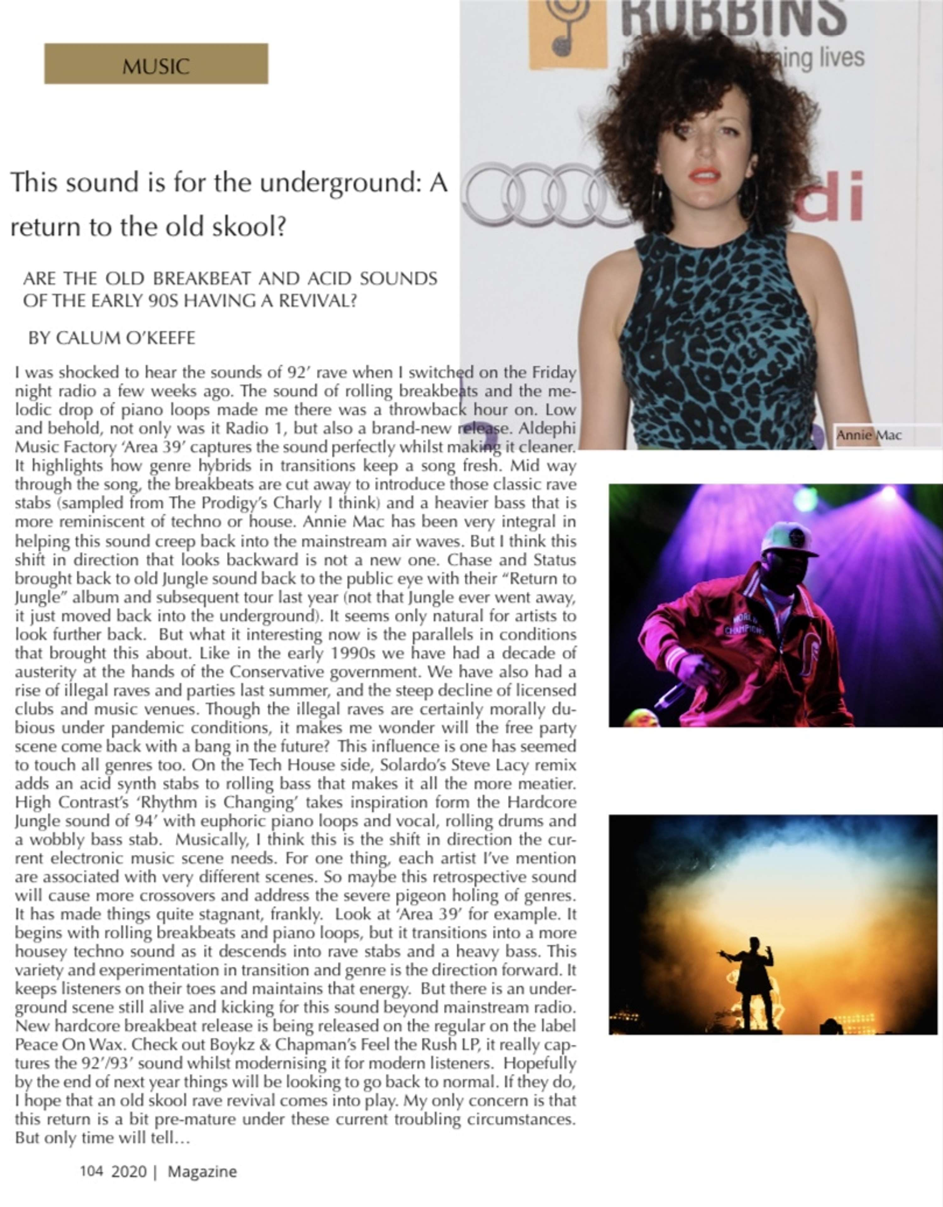 VPRCOMM Throwback Issue article. by Calum O'keefe