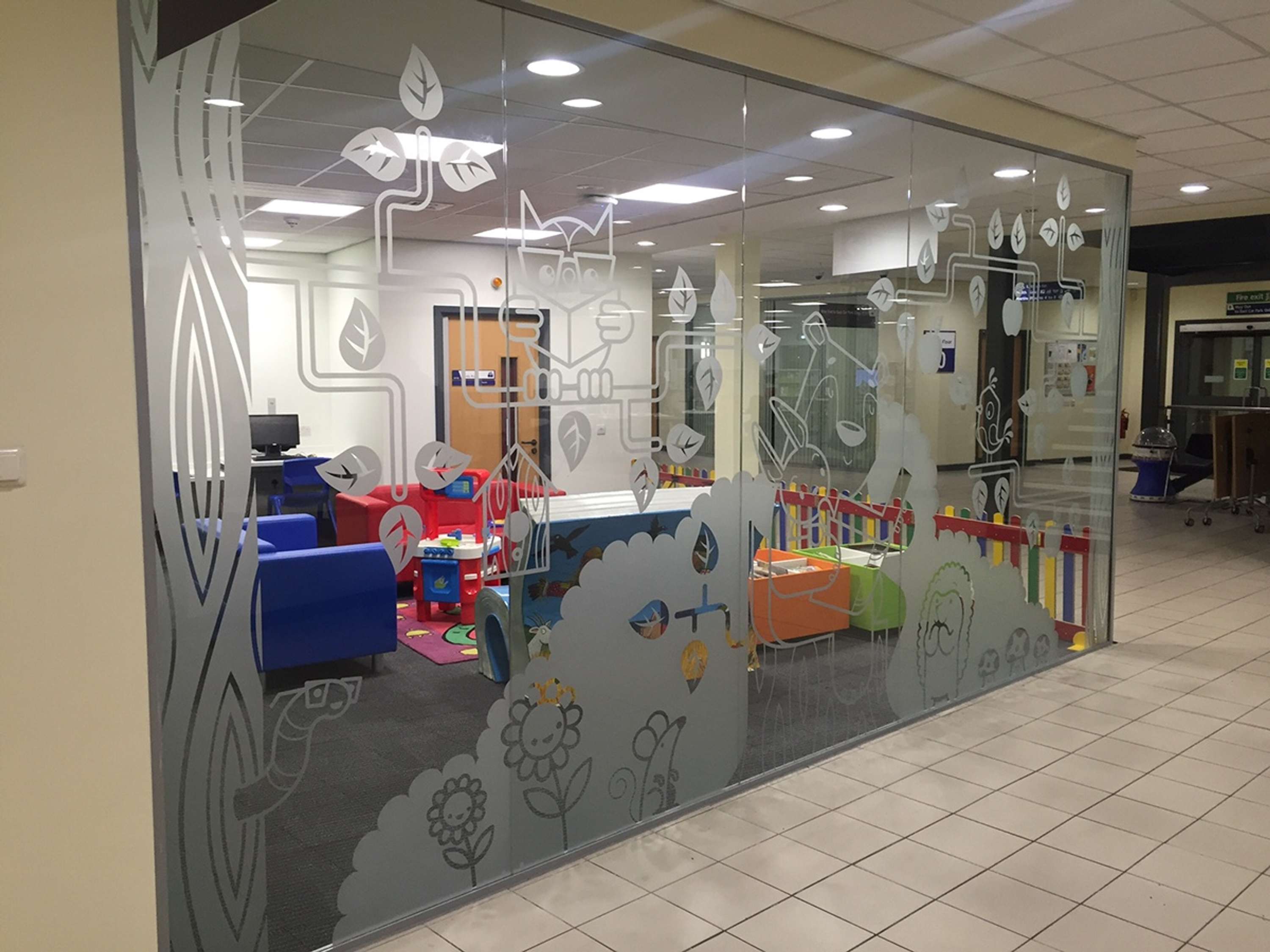 Under 5’s Library Wall Graphics by Scott Jackson