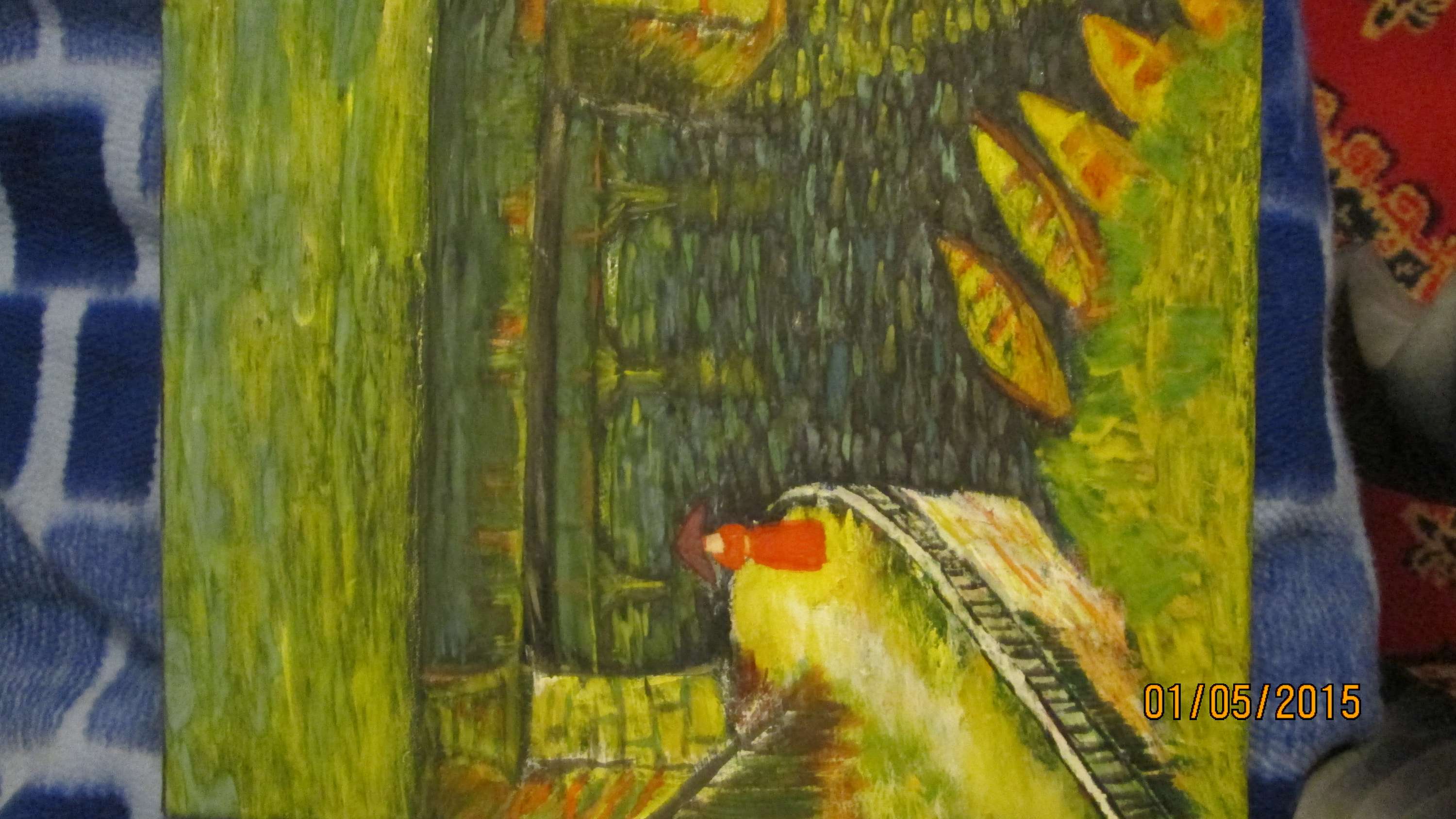 draft andpainting by Artur Chwaściński