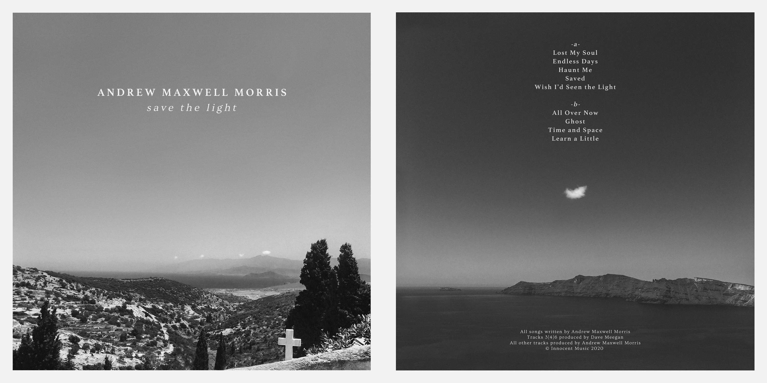Artwork Design: Andrew Maxwell Morris - Save the Light by Callum Baker