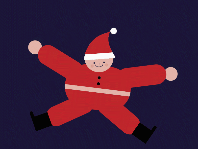 Santa's happy that 2020's over by Alexa Kerr