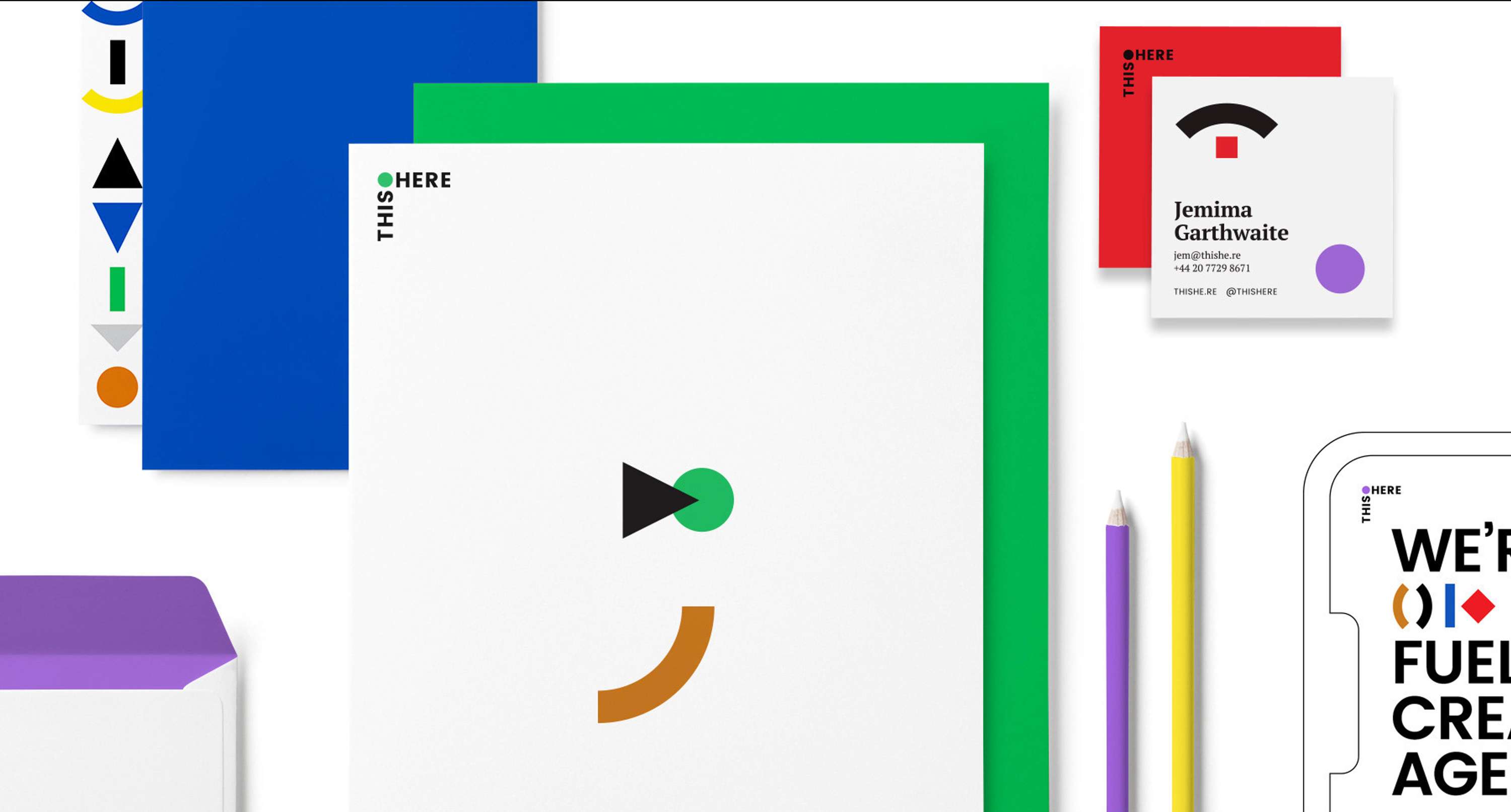 This Here  Rebranding by Mari Carmen Gainza