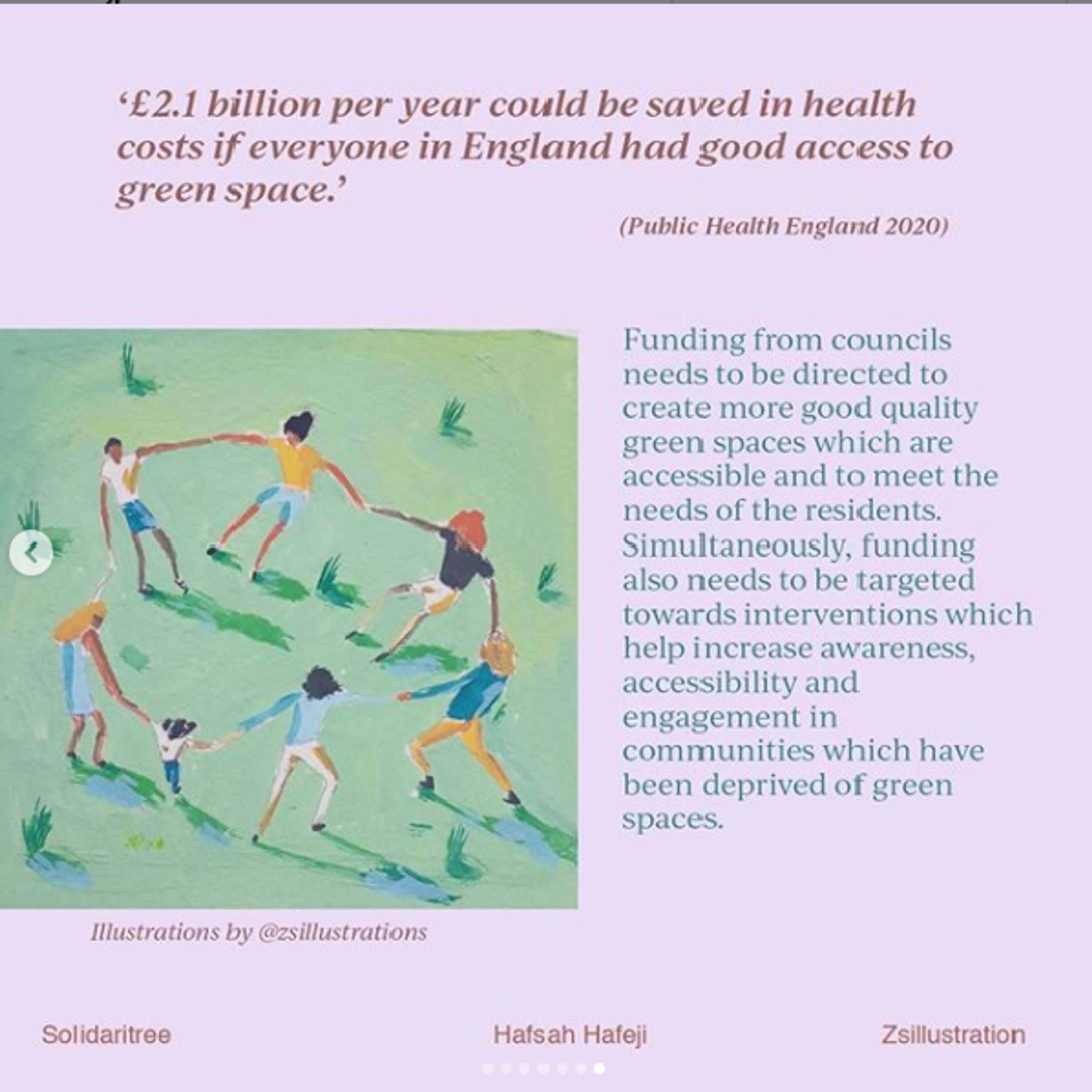 The need for more urban green spaces - collaboration with Solidaritree by Zoe Shields