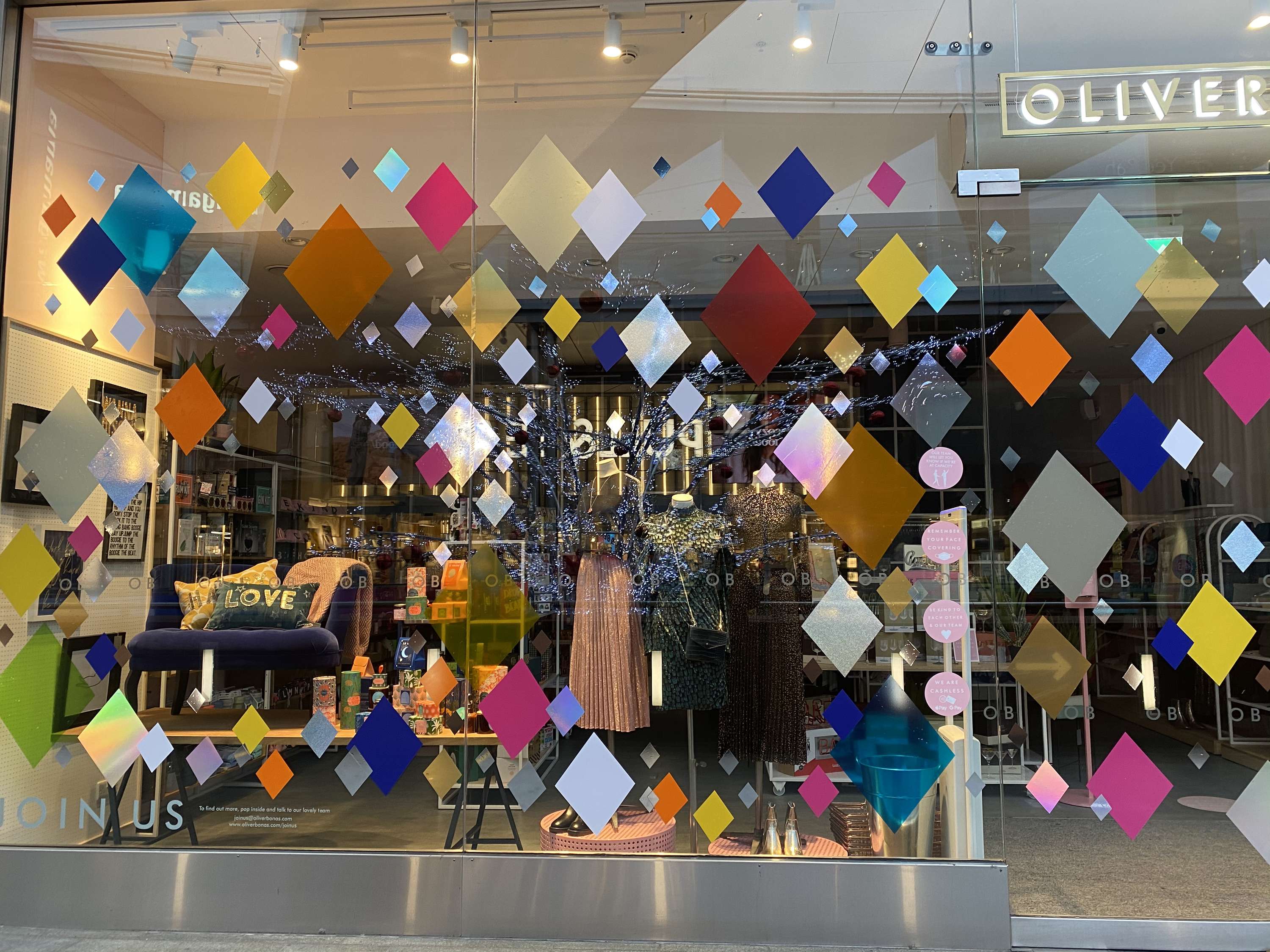 Christmas Window Display by Rebecca Goodall