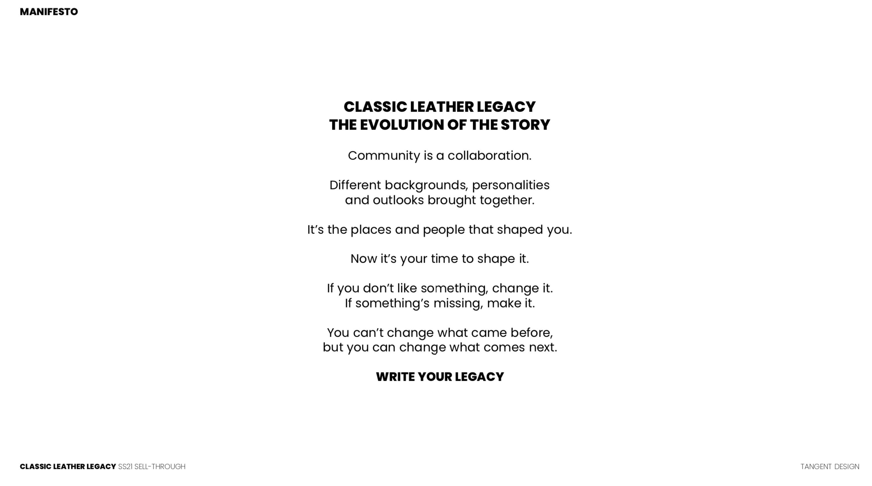 Reebook 'Create Your Own Legacy' Content Design Project by Vanessa Maria