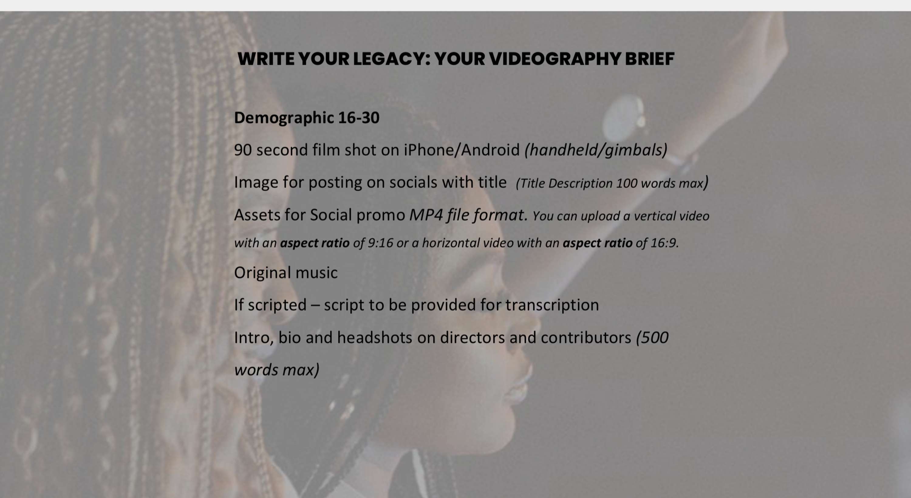 Reebook 'Create Your Own Legacy' Content Design Project by Vanessa Maria