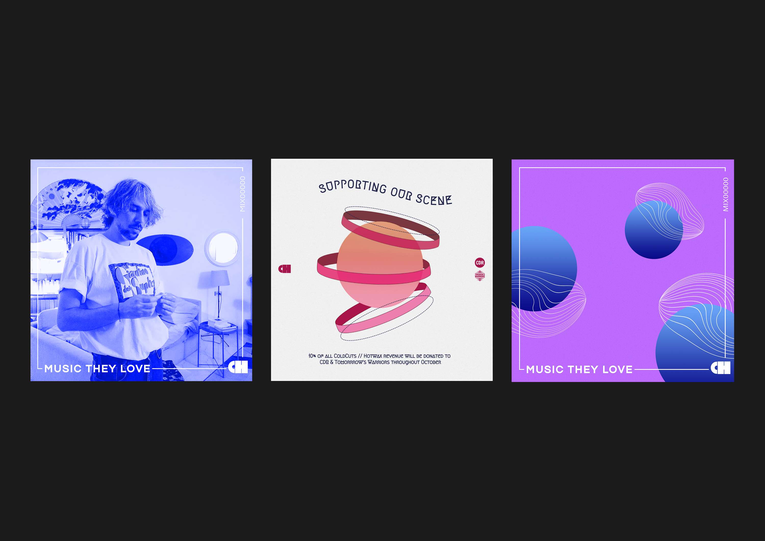 ColdCuts HotWax Visual Identity by Freya Sprong