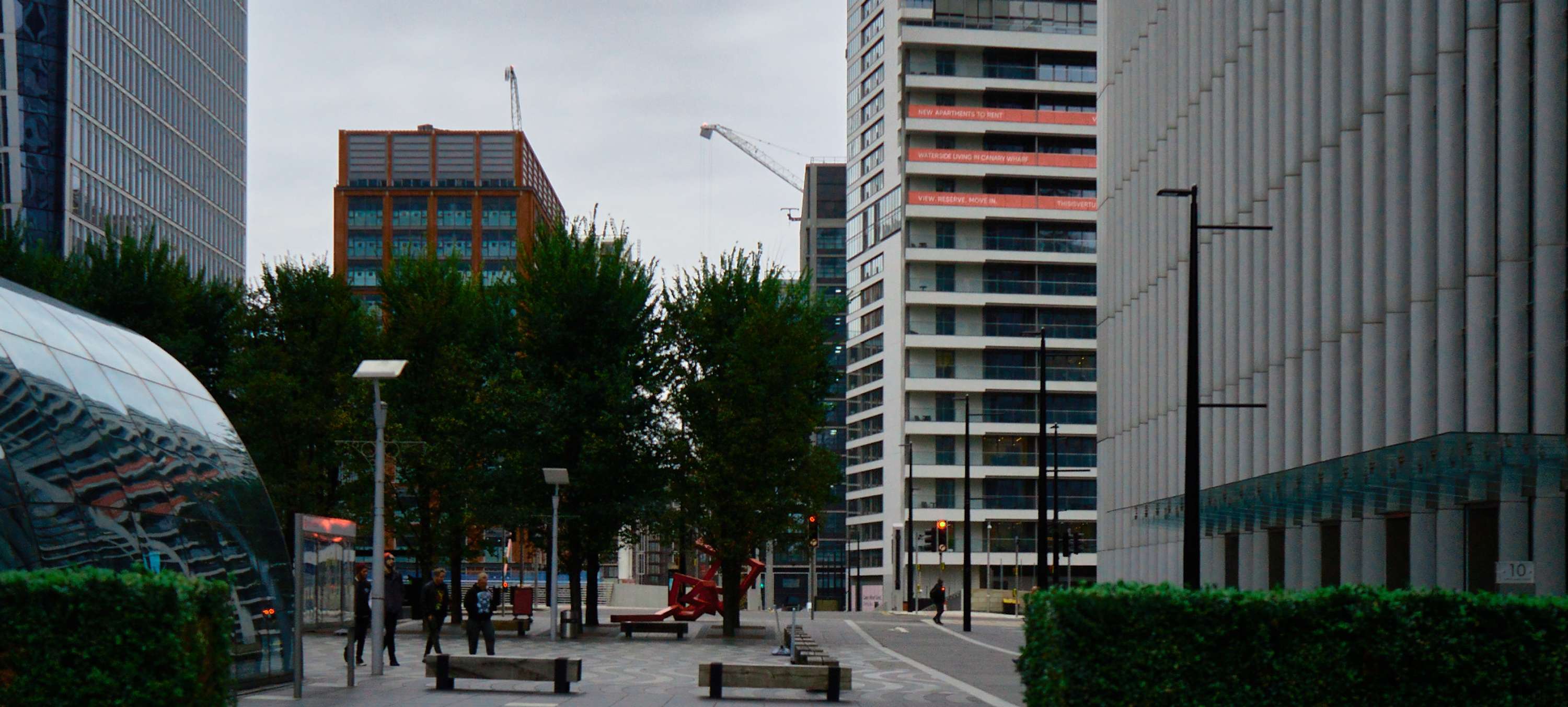 Canary Wharf During the Last Lockdown Part 1 by Rhys Chidwick