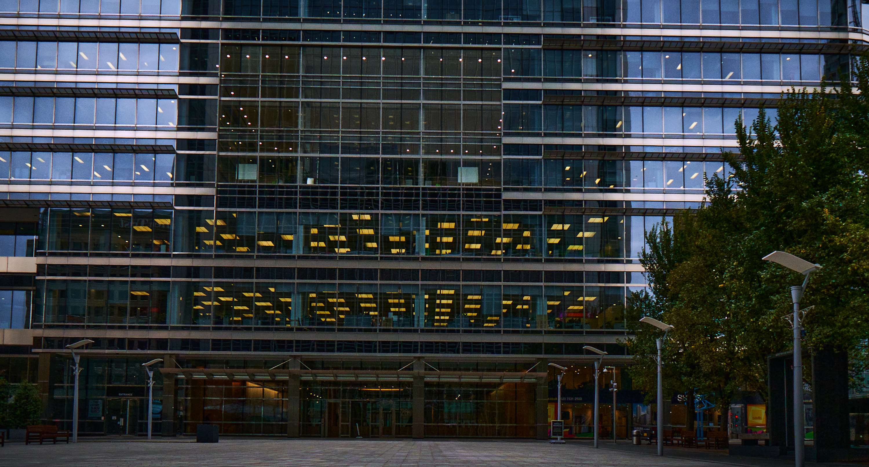 Canary Wharf During the Last Lockdown Part 1 by Rhys Chidwick