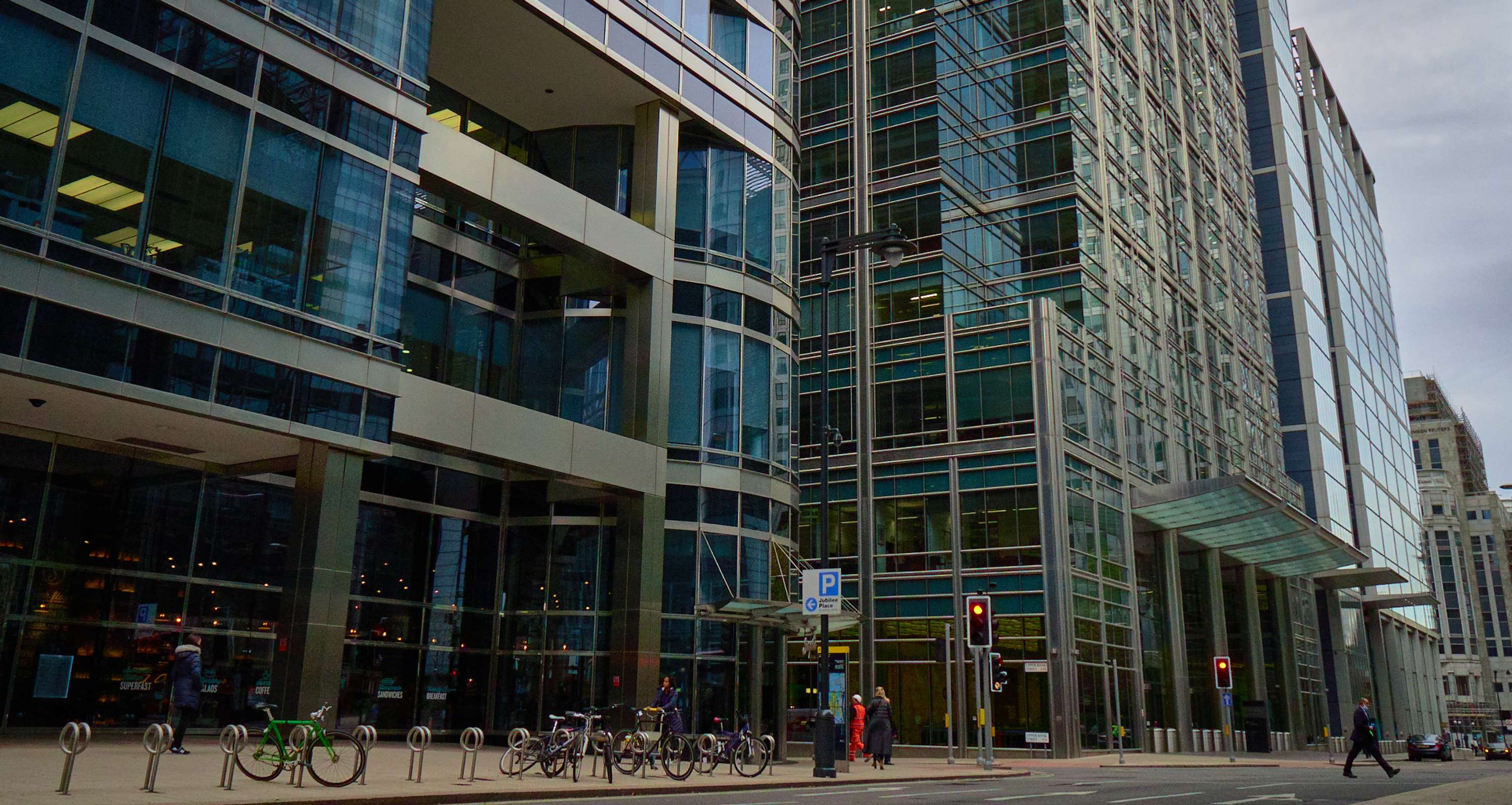 Canary Wharf During the Last Lockdown Part 1 by Rhys Chidwick