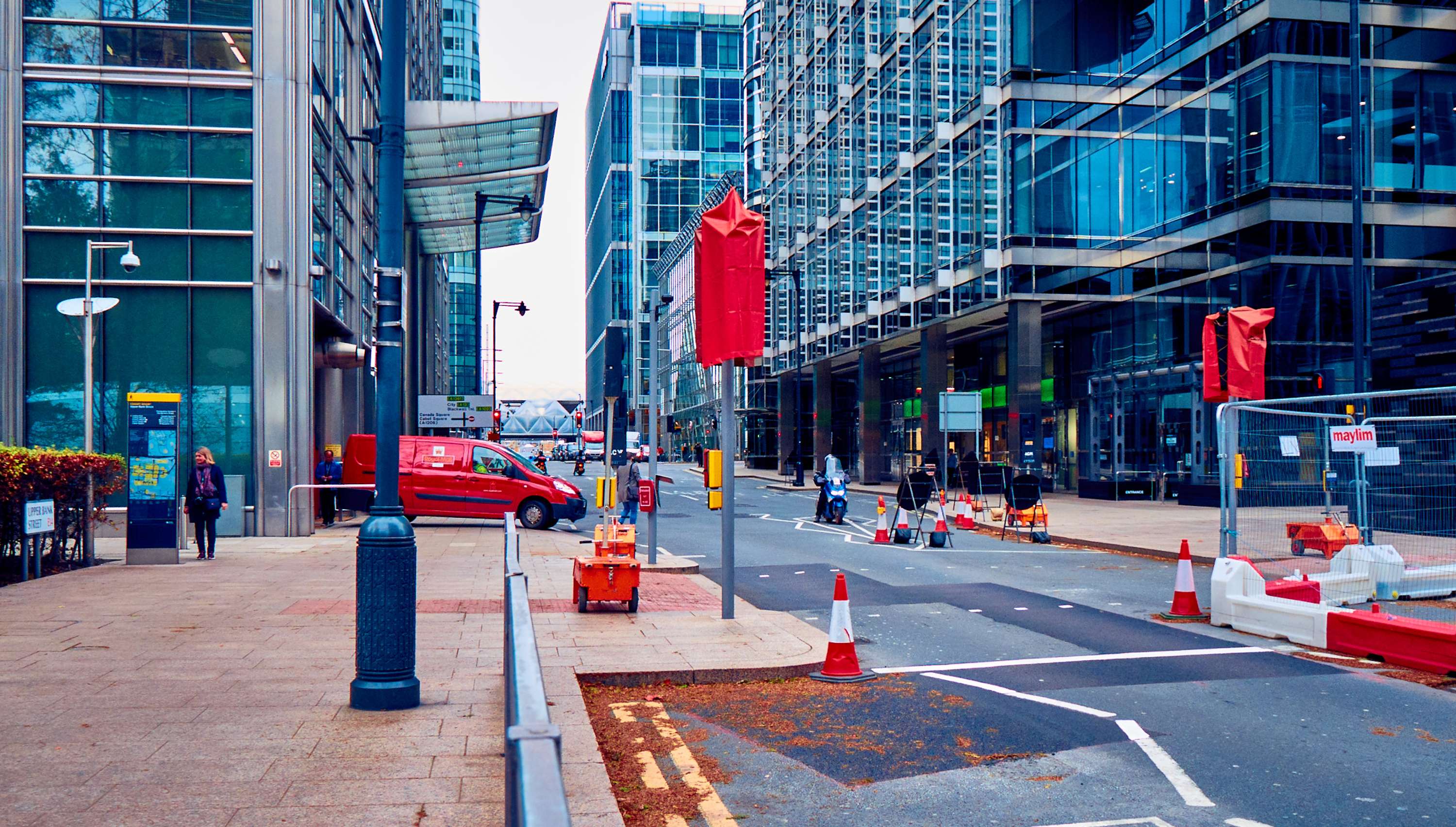 Canary Wharf During the Last Lockdown Part 1 by Rhys Chidwick