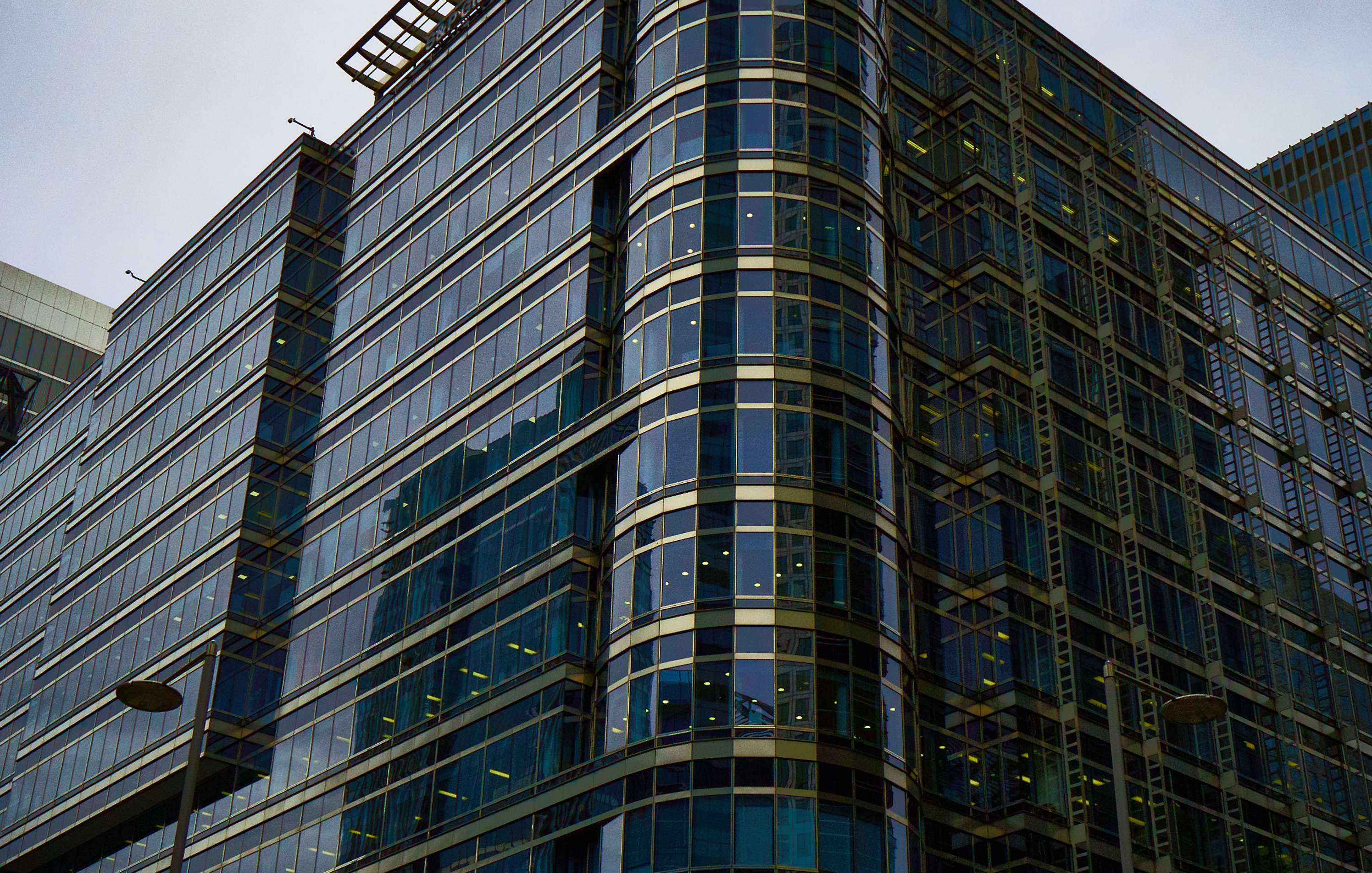 Canary Wharf During the Last Lockdown Part 1 by Rhys Chidwick