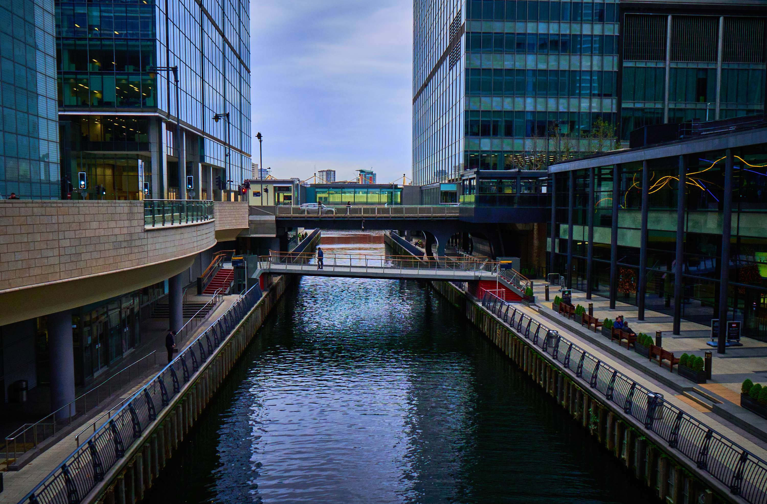 Canary Wharf During the Last Lockdown Part 1 by Rhys Chidwick