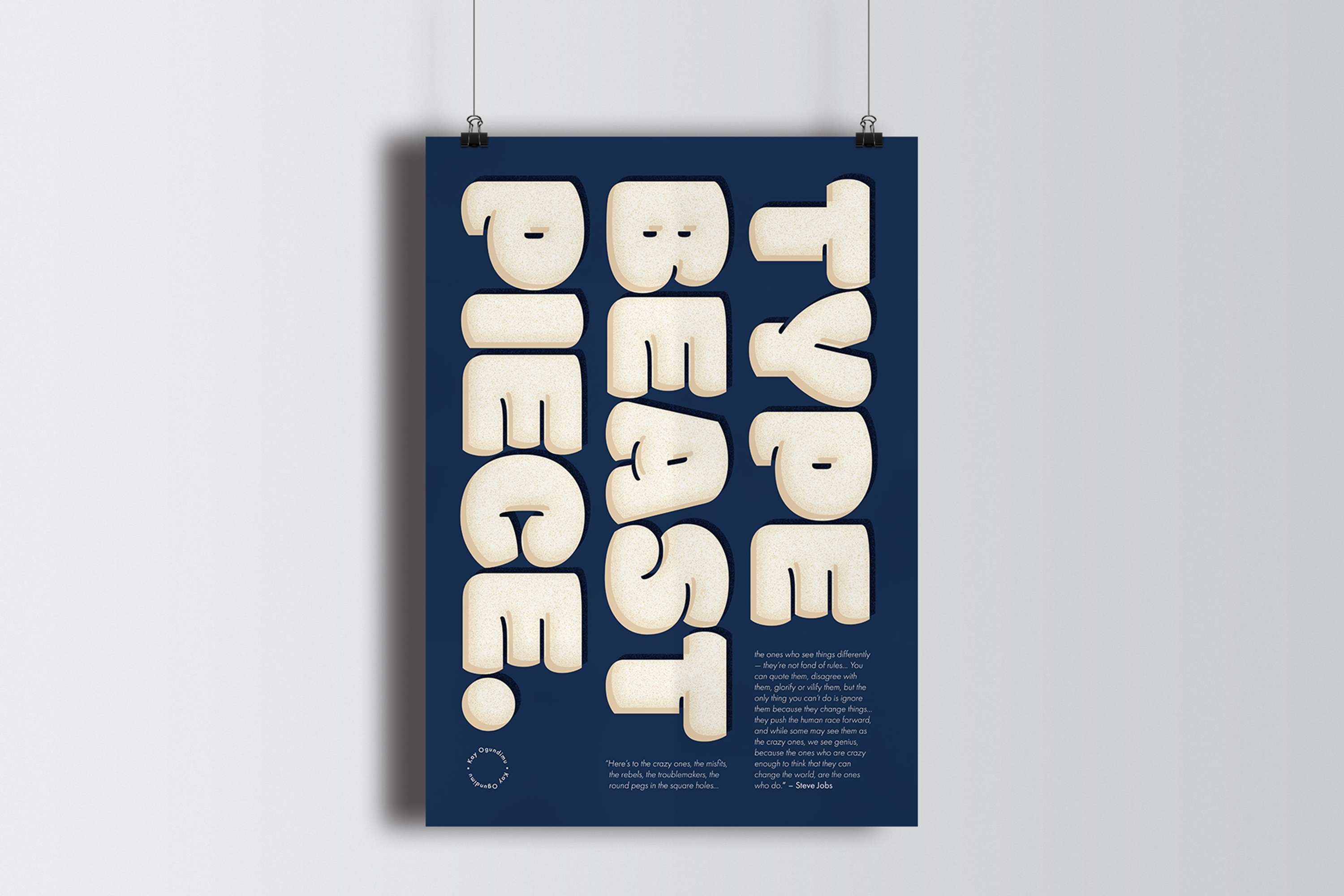 Type Beast Piece by Kay Ogundimu
