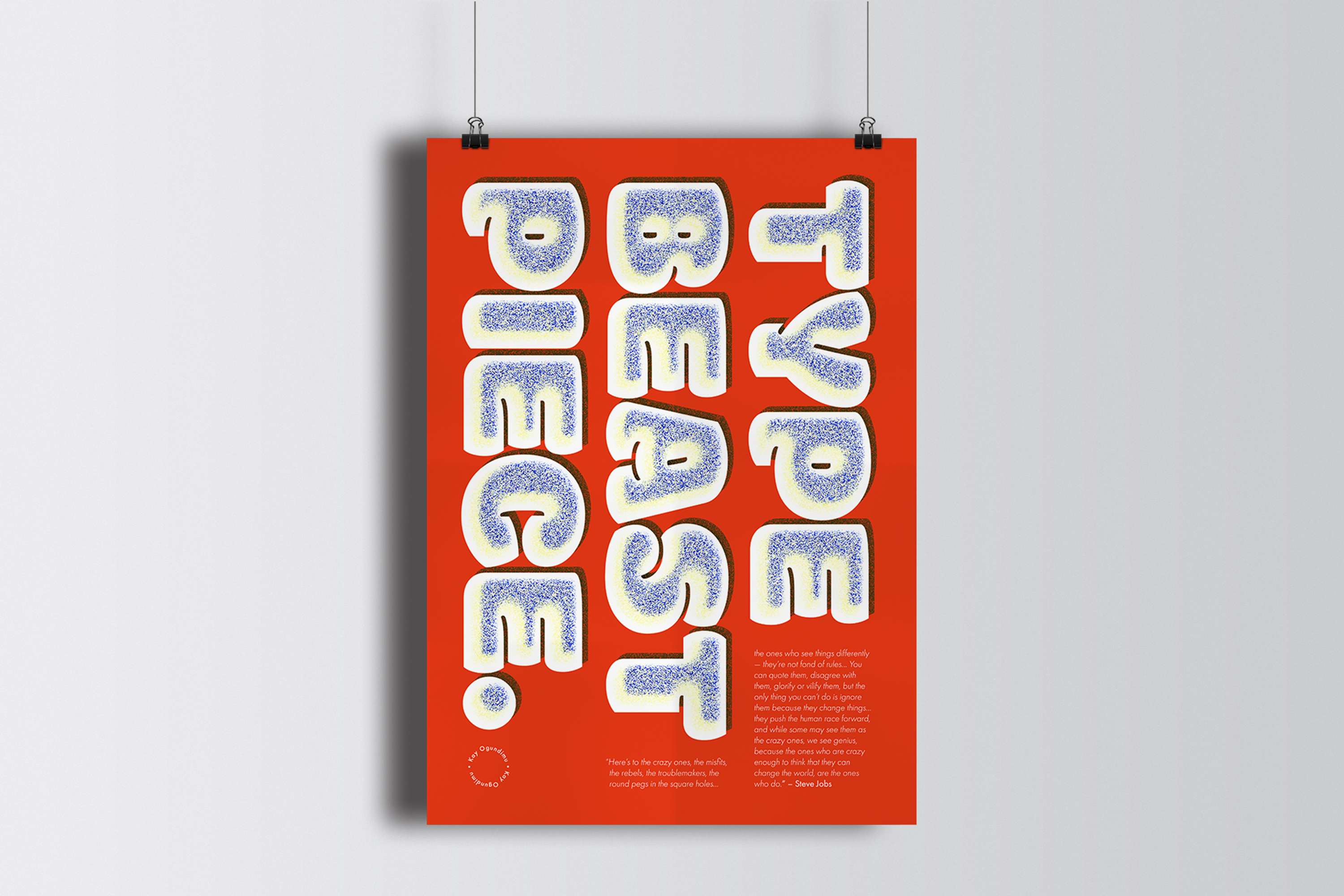 Type Beast Piece by Kay Ogundimu