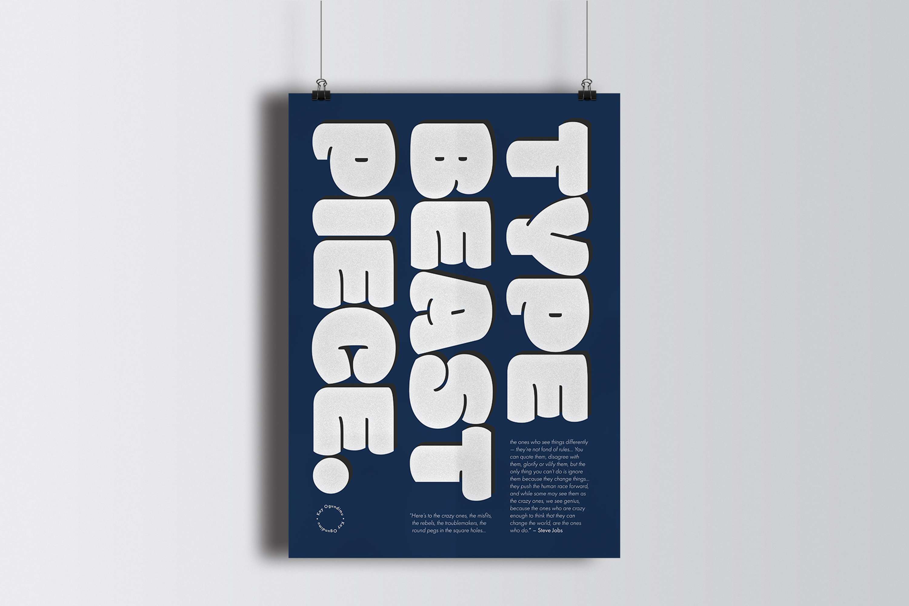Type Beast Piece by Kay Ogundimu