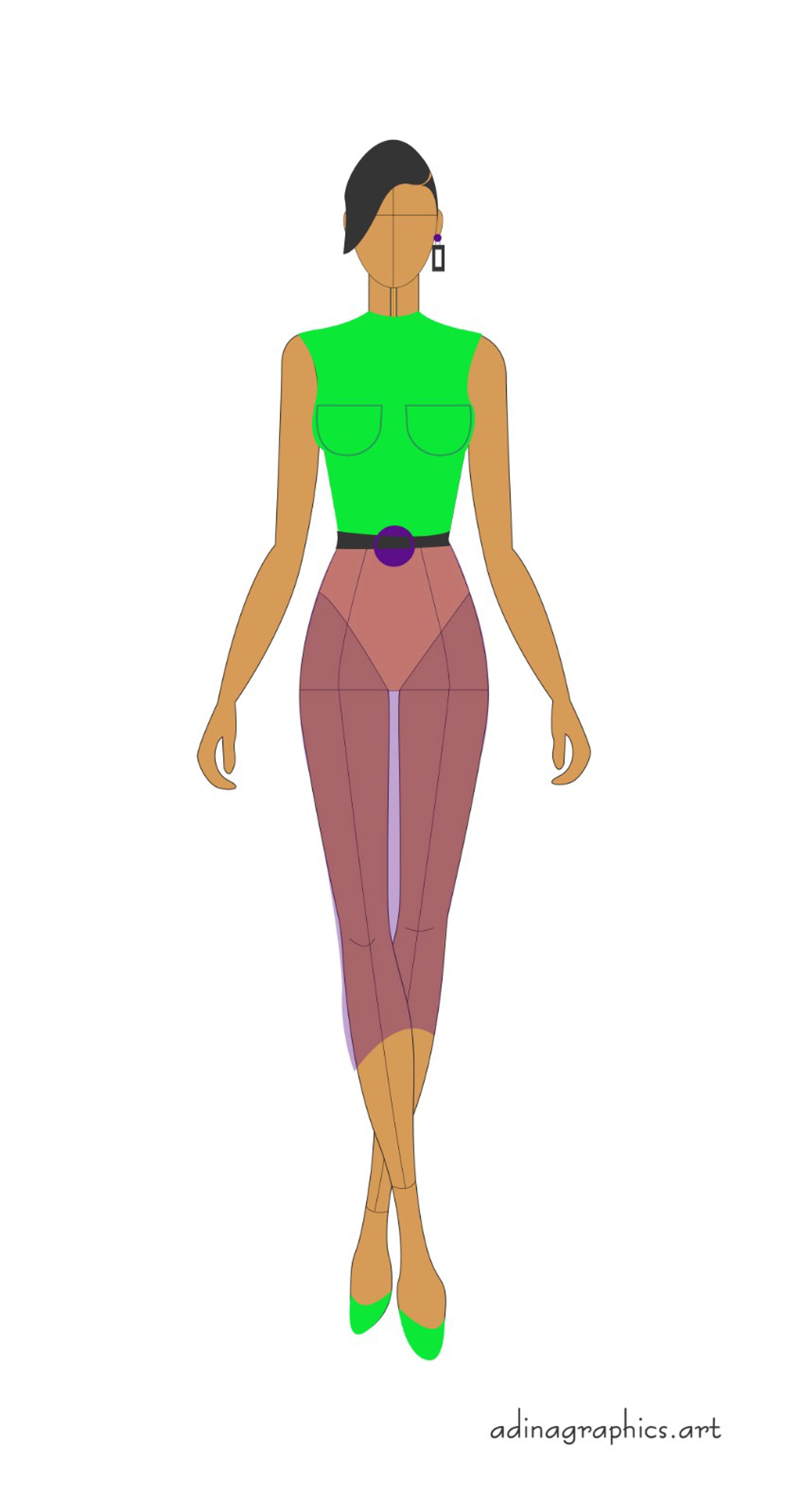 Fashion Models Project Design by Adina Bostinaru