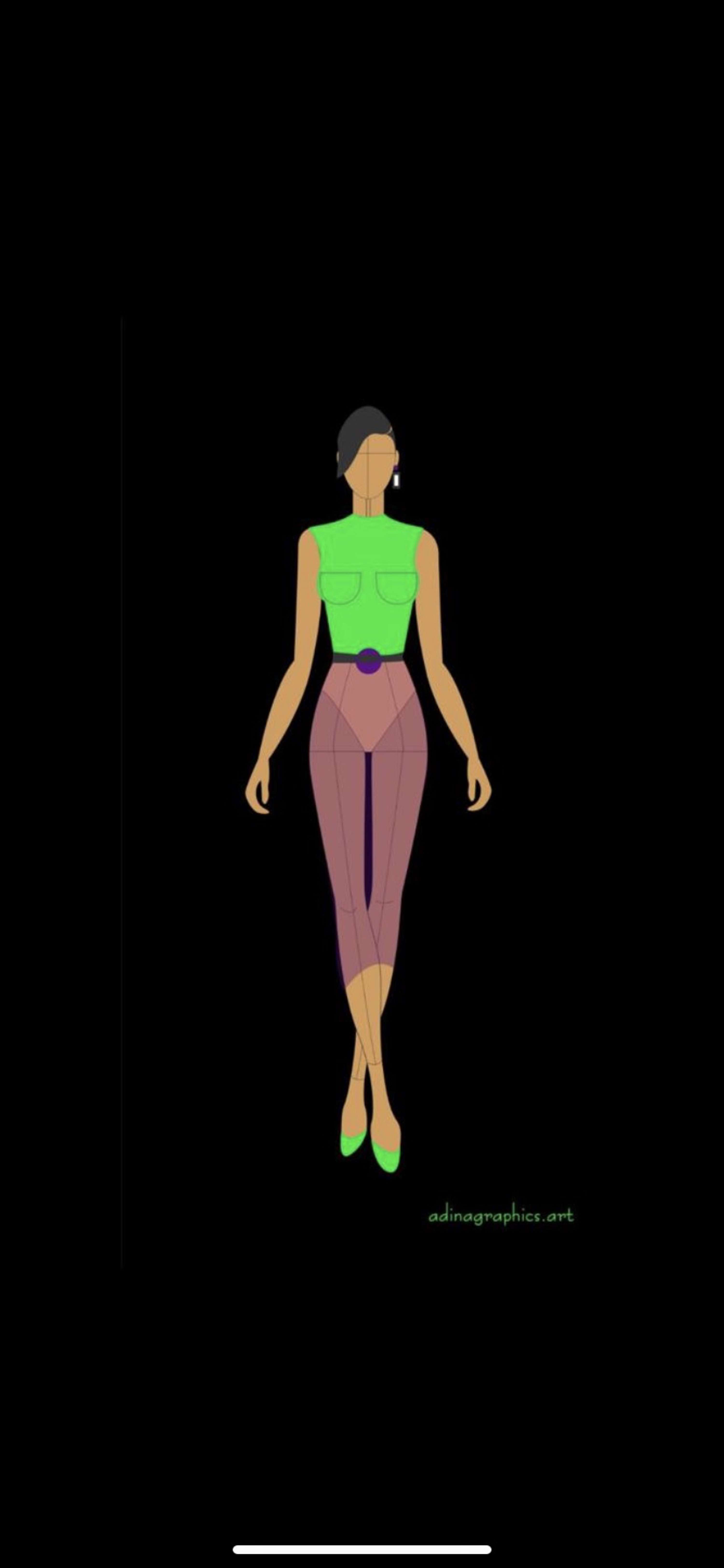 Fashion Models Project Design by Adina Bostinaru