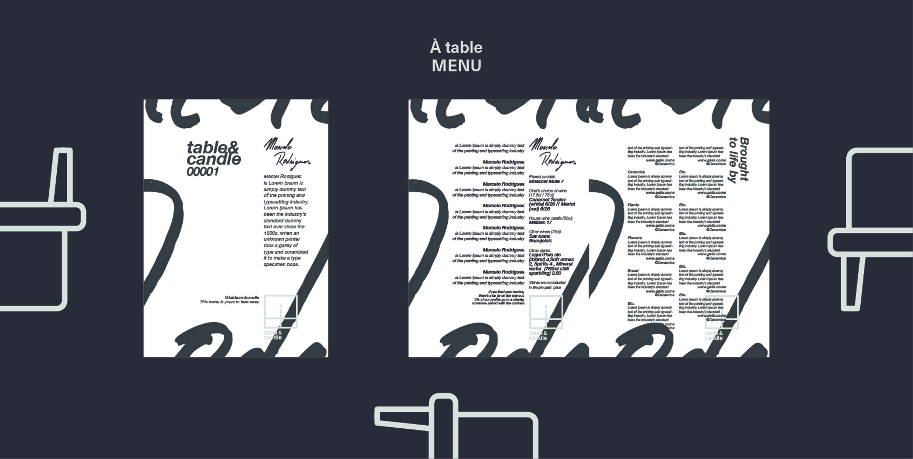 table+candle by Mary Gonçalves