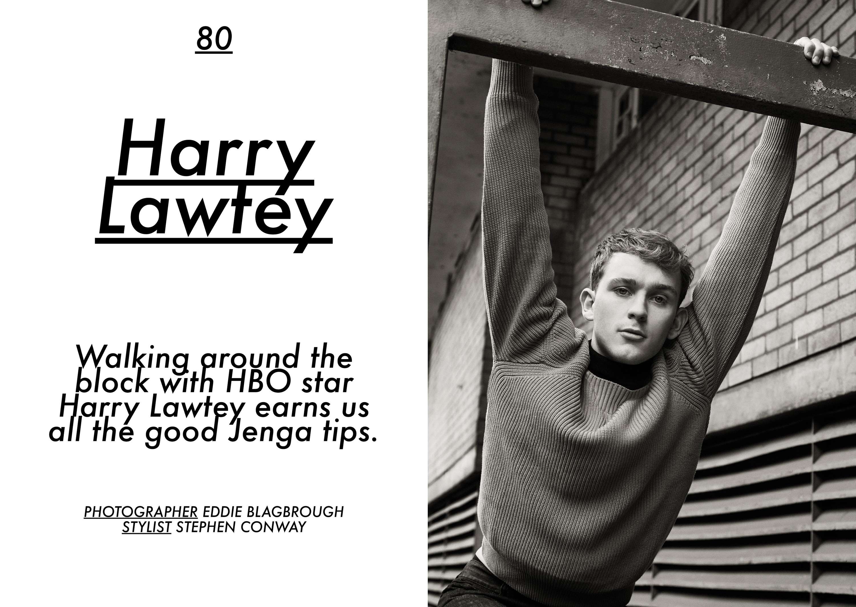 JÓN feature with Harry Lawtey by Stephen Conway