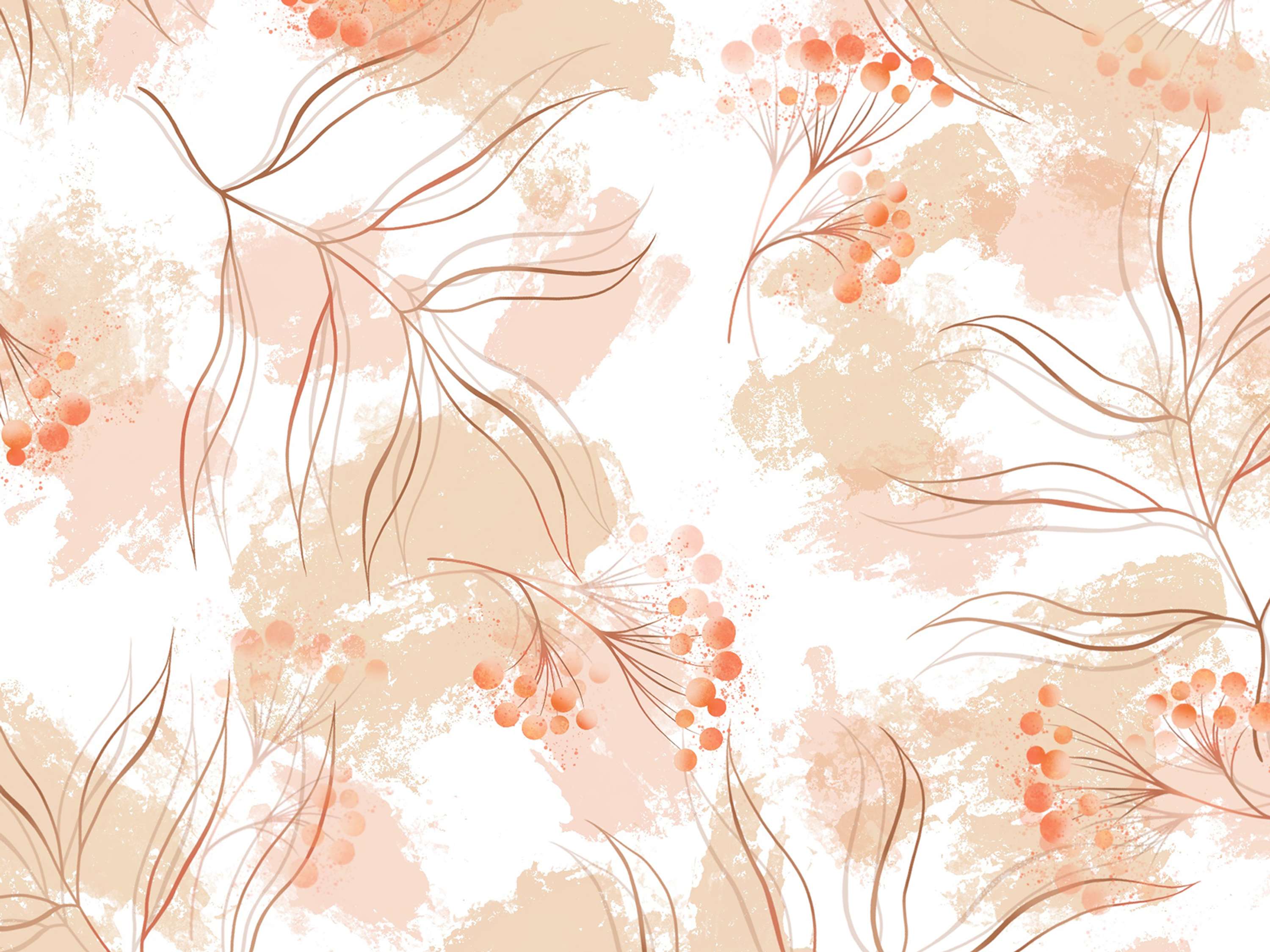 "Autumn vibes" pattern design by Silva Stirna