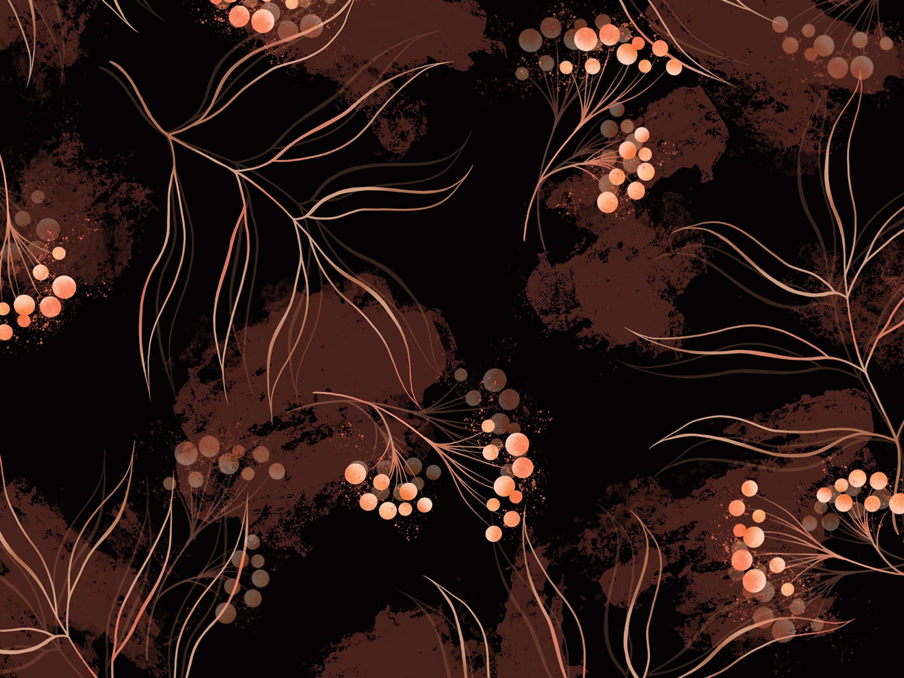 "Autumn vibes" pattern design by Silva Stirna