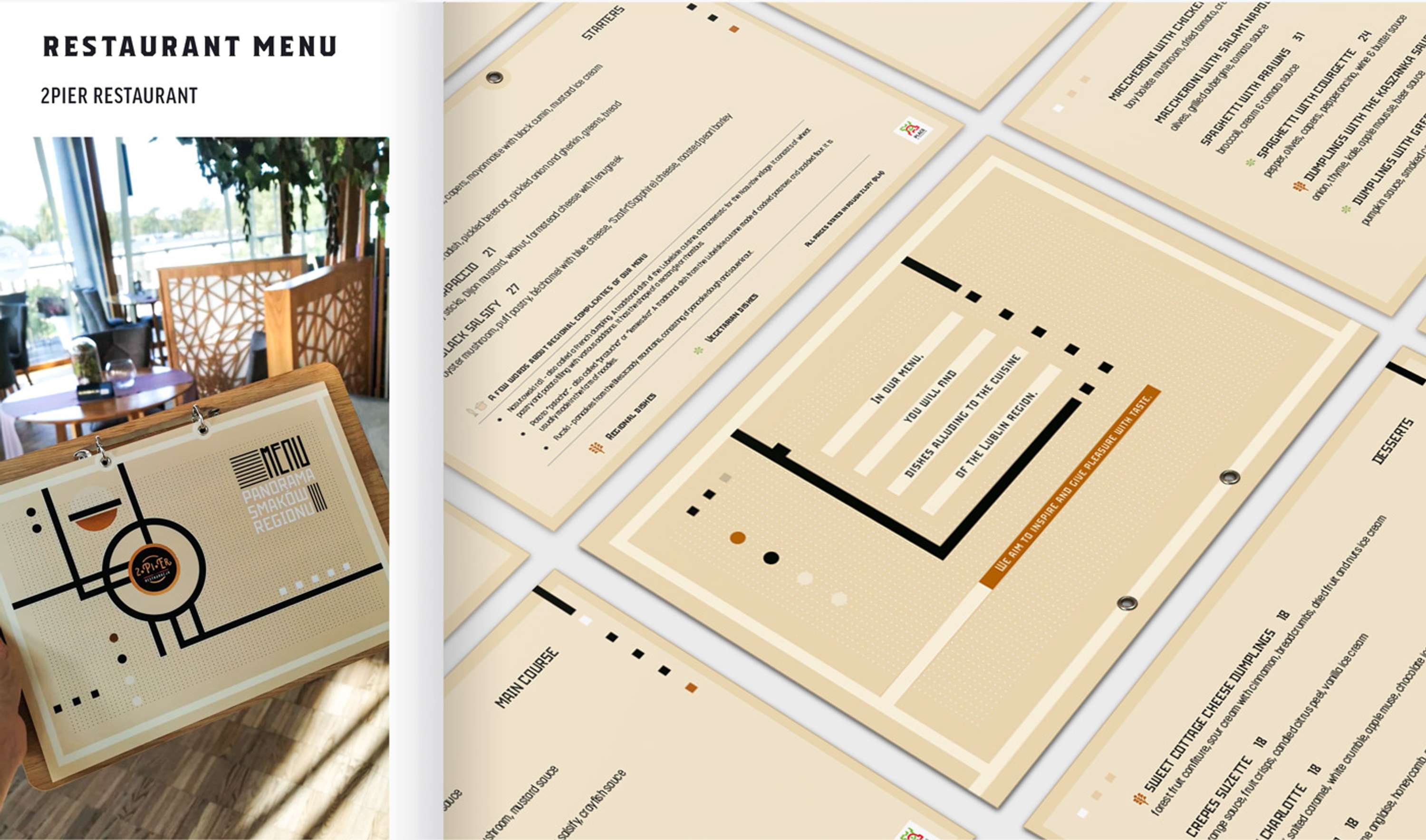Restaurant Menu Design by Beata Kowalczuk