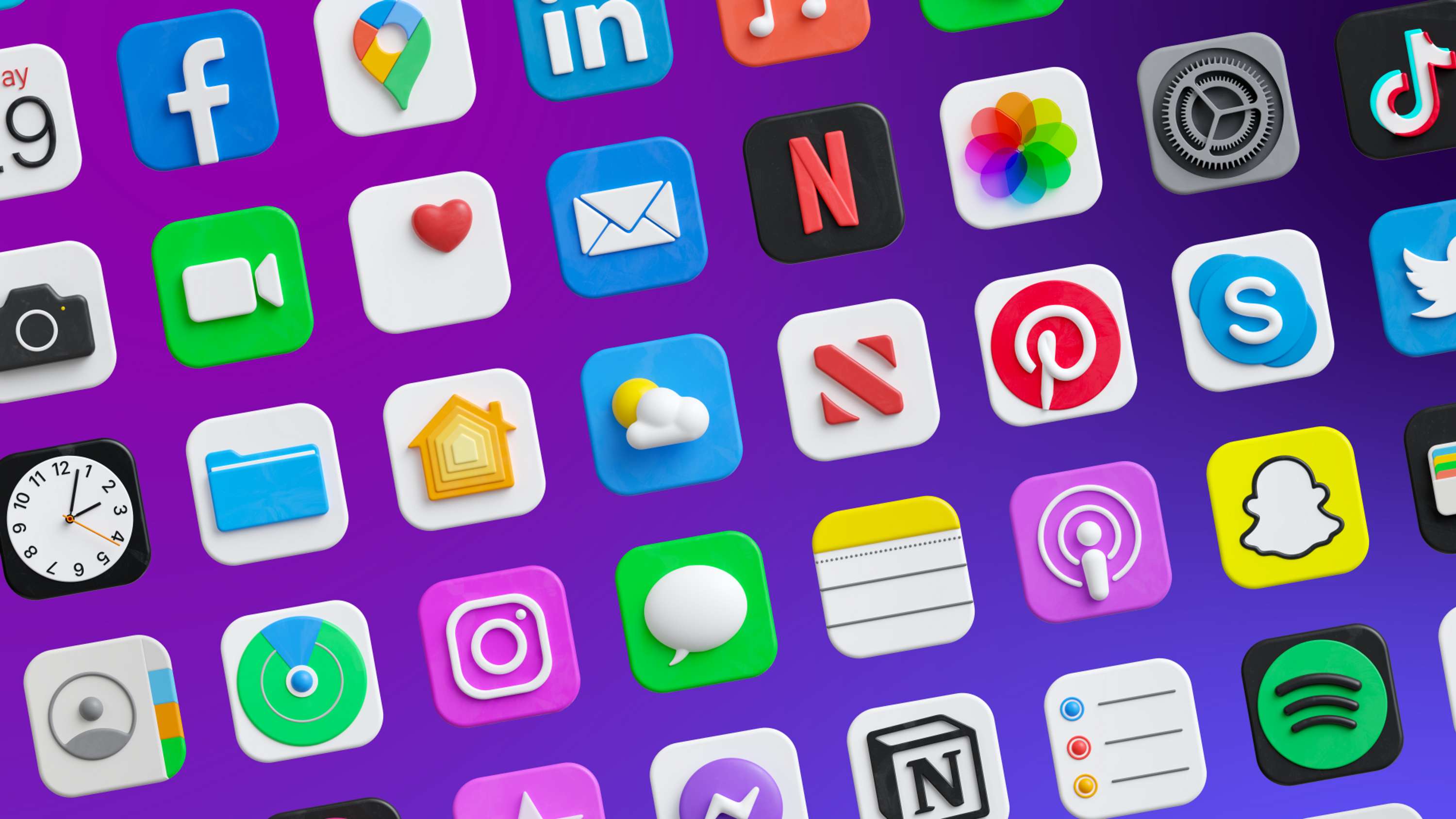 3D iOS Icon Set by Hashmukh Kerai