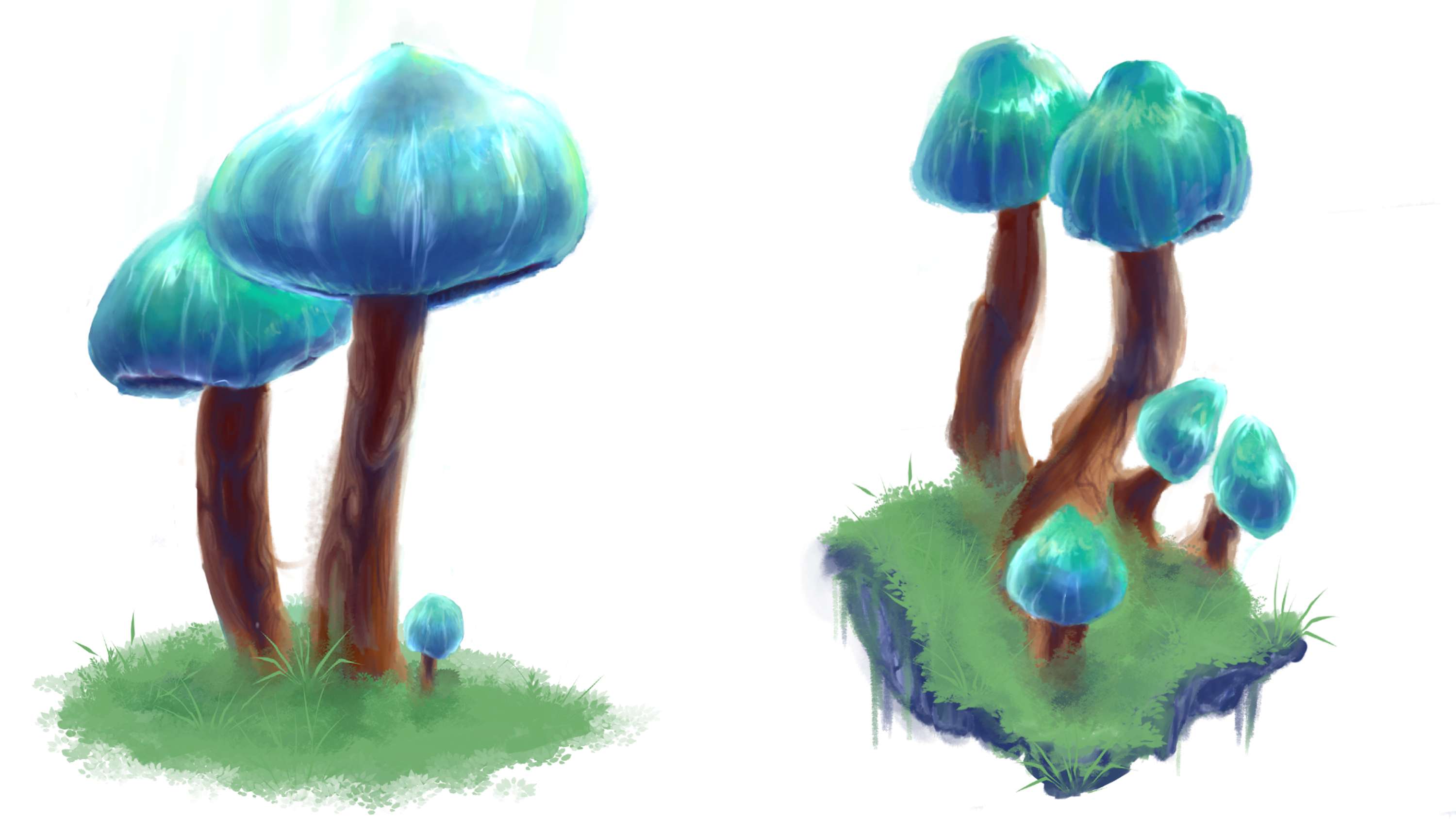 Enchanted Toadstools by Helen Quinlan