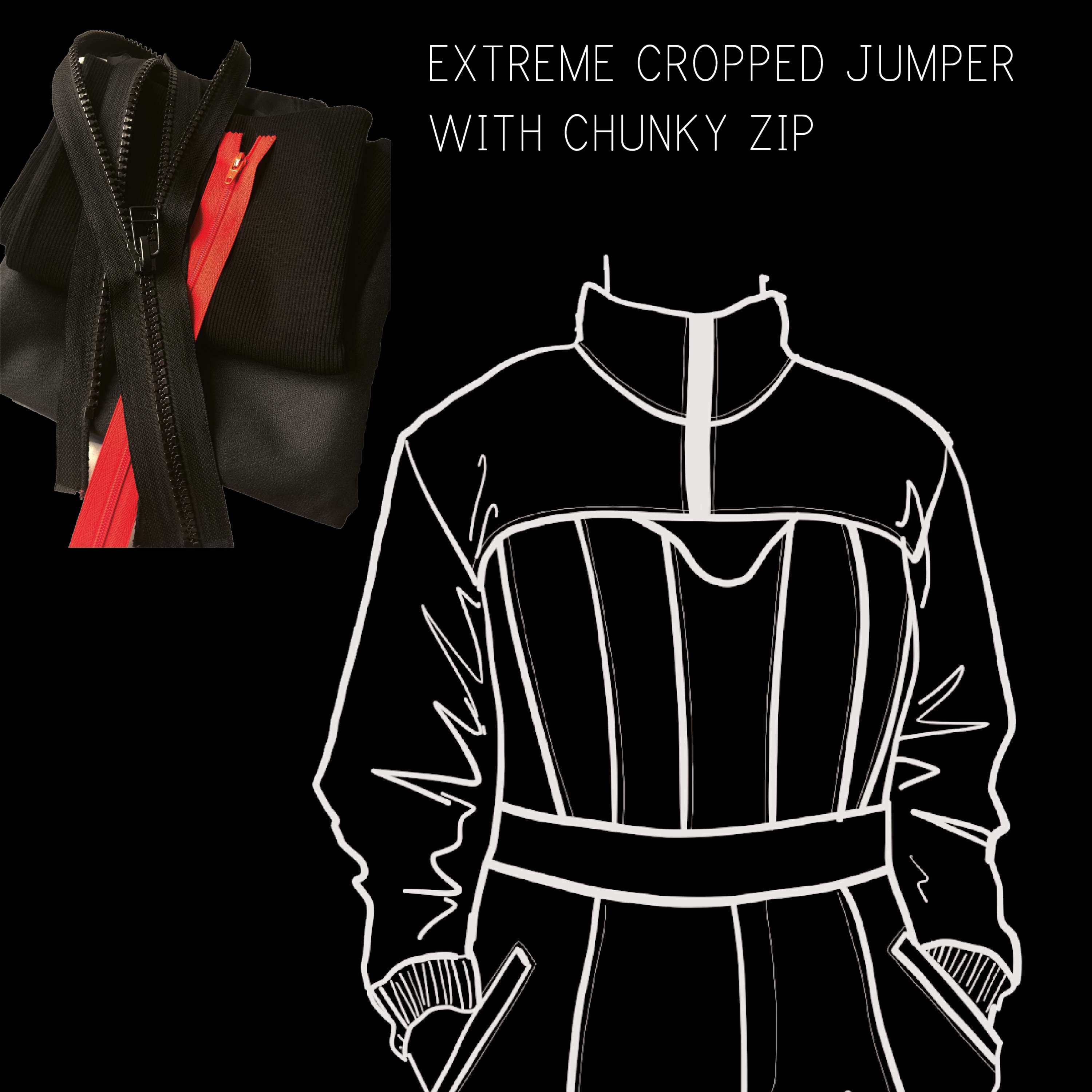 CUSTOM PLAYSUIT AND SUPA CROPPED JUMPER by Lauren Cook